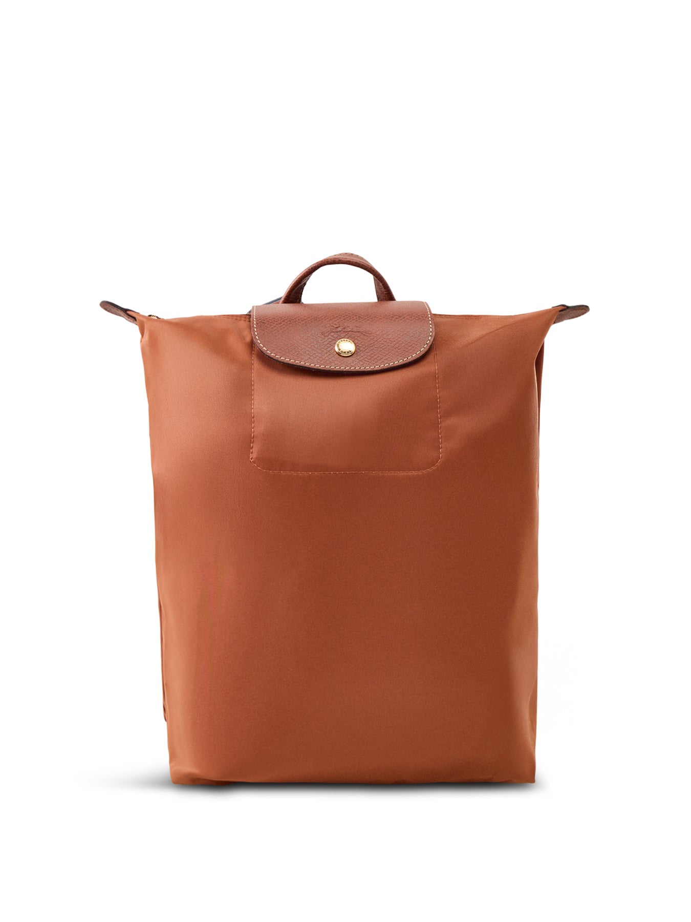 Le Pliage Medium Nylon Backpack Cognac