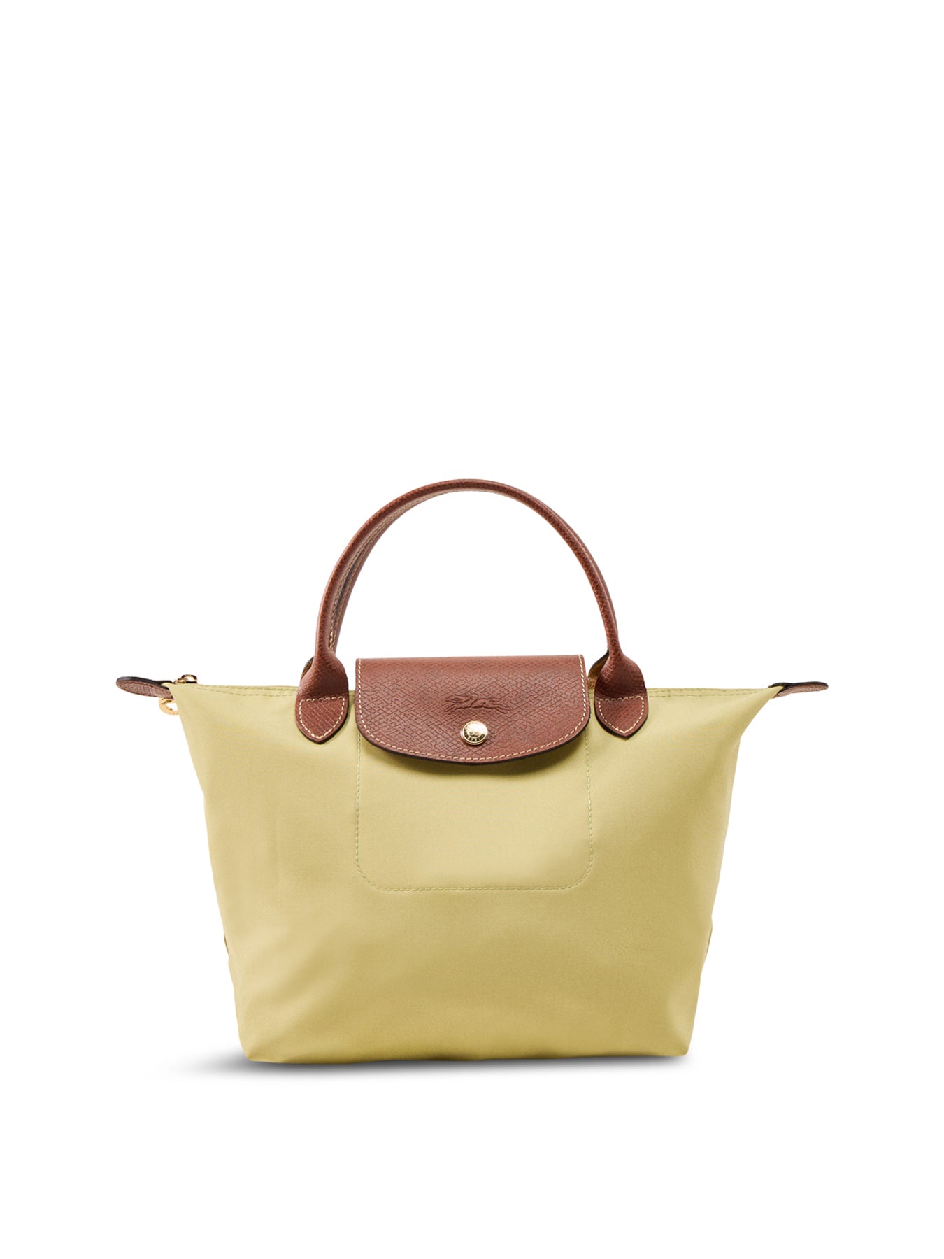 Le Pliage Small Nylon Handbag Pistachio