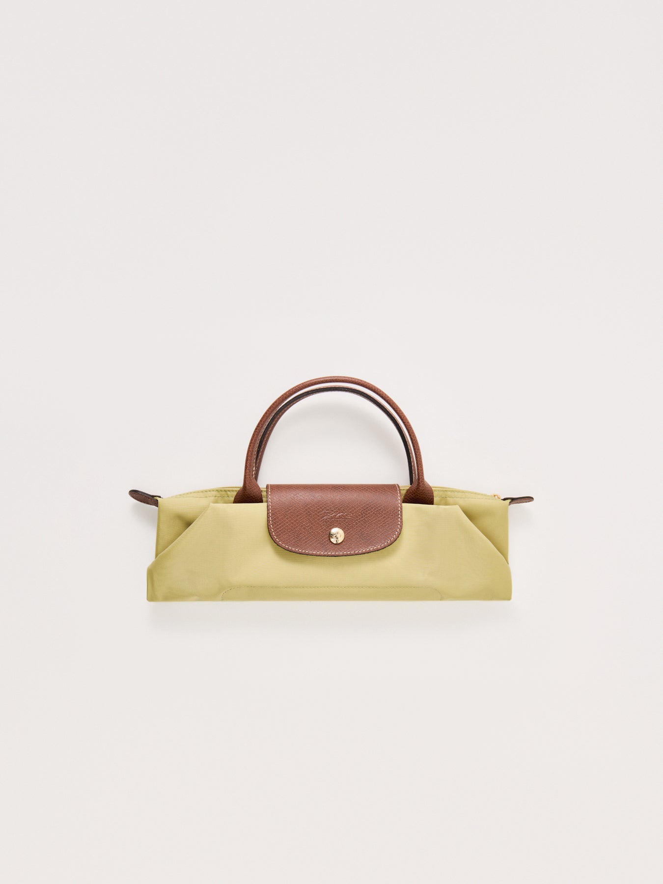 Le Pliage Small Nylon Handbag Pistachio