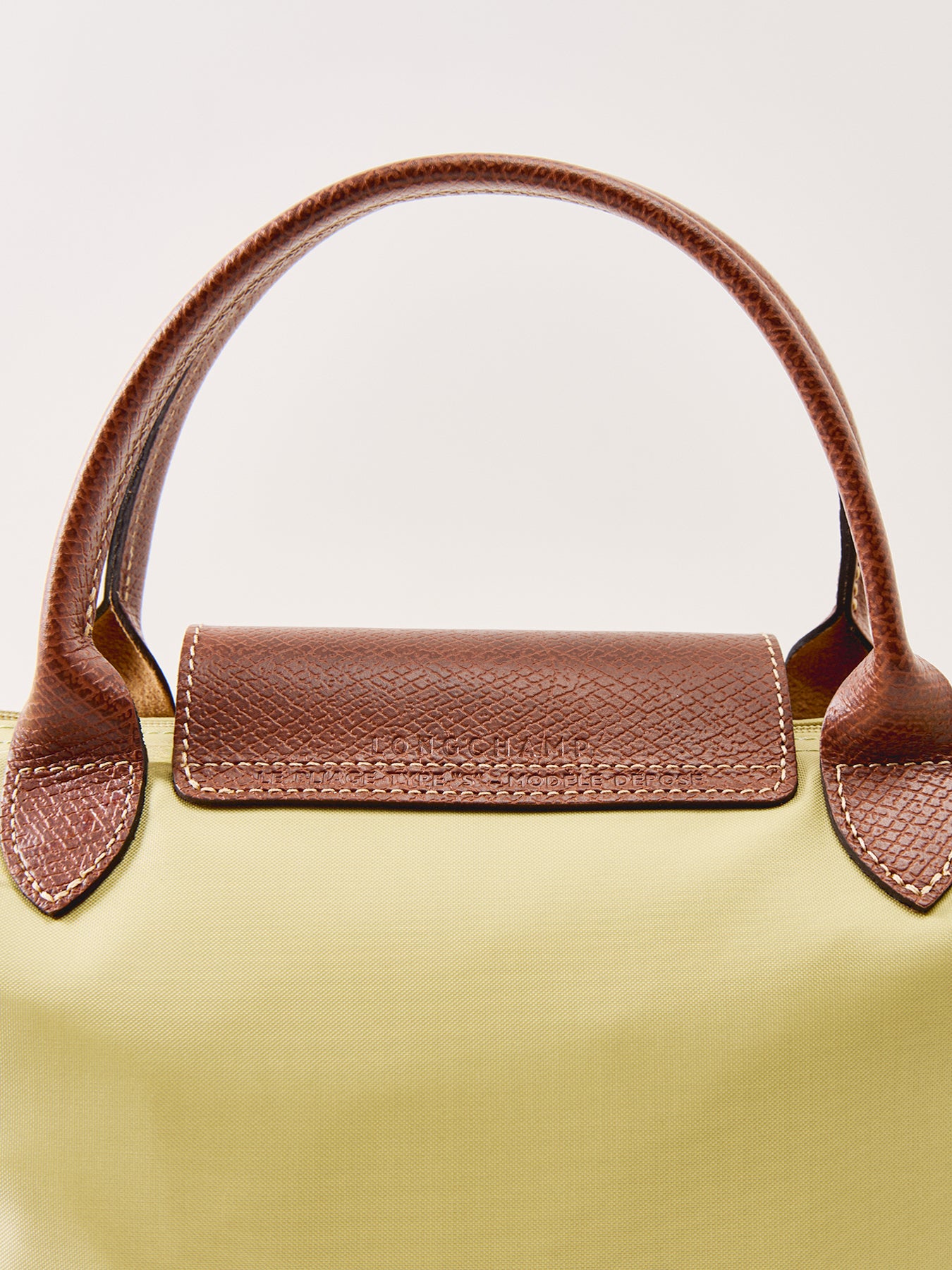 Le Pliage Small Nylon Handbag Pistachio