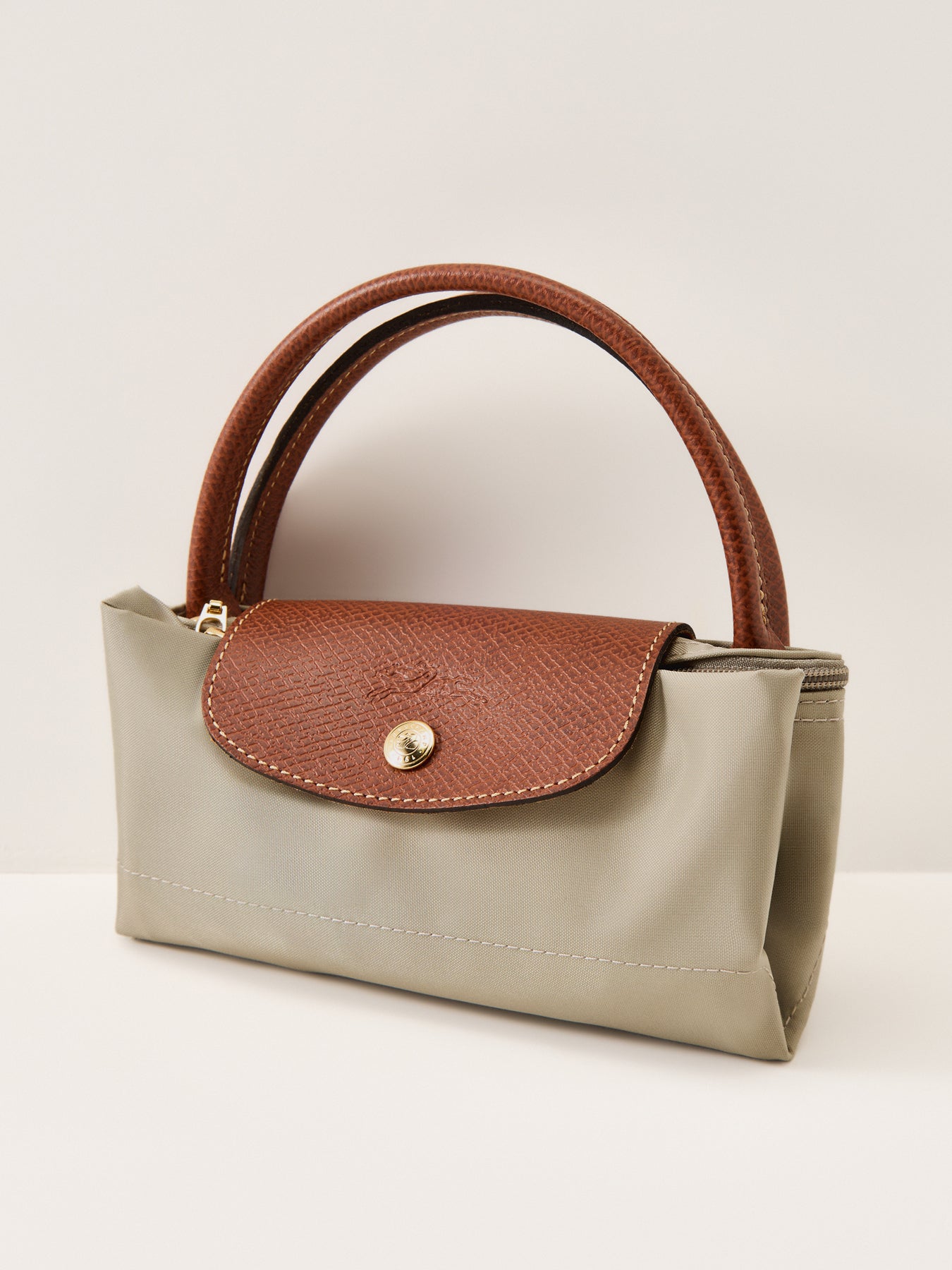 Le Pliage Original Small Handbag Galet