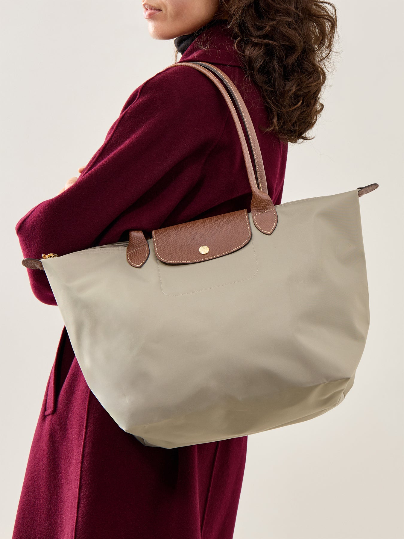 Le Pliage Original Large Tote Bag Galet