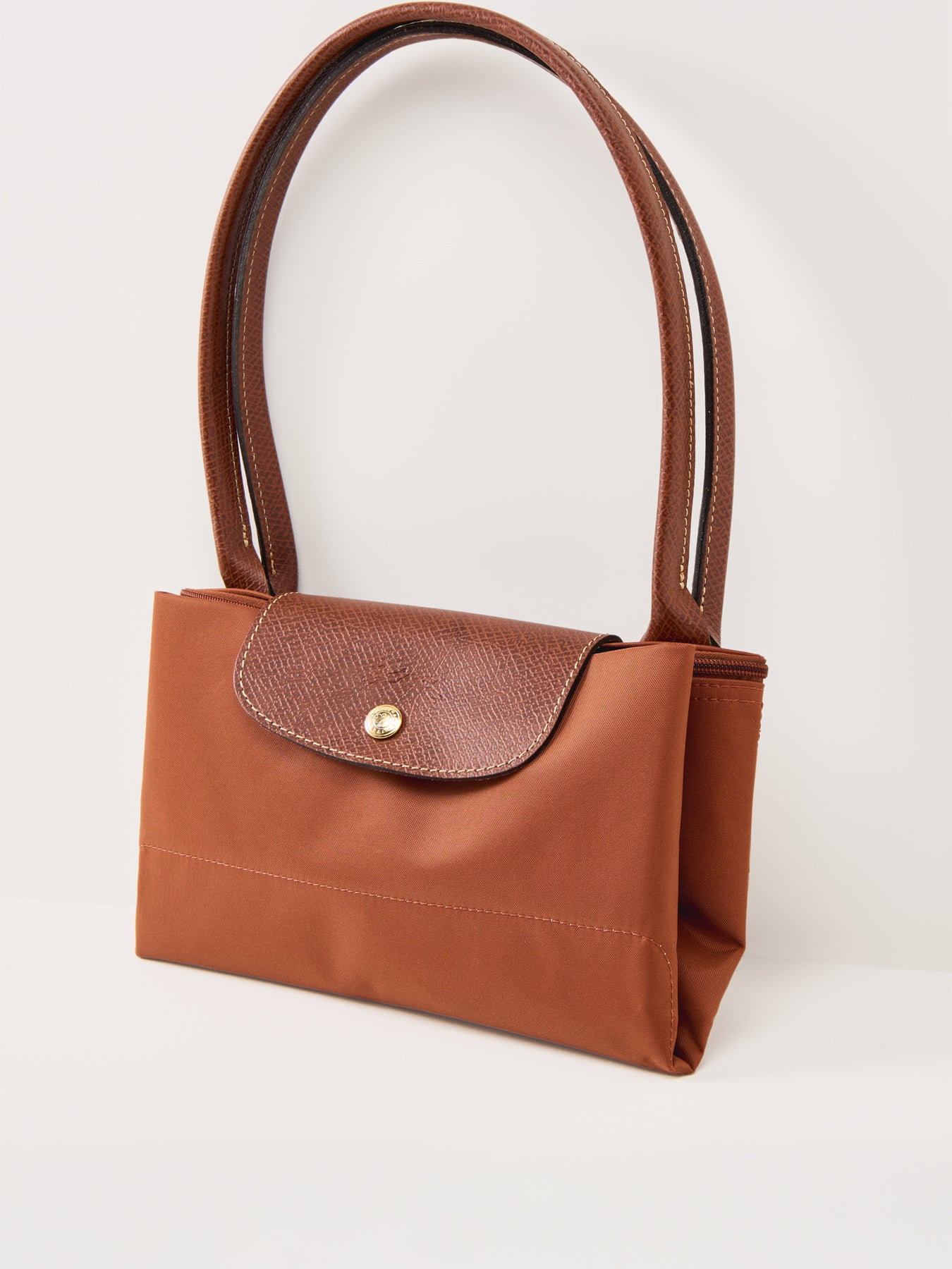 Le Pliage Large Nylon Tote Bag Cognac