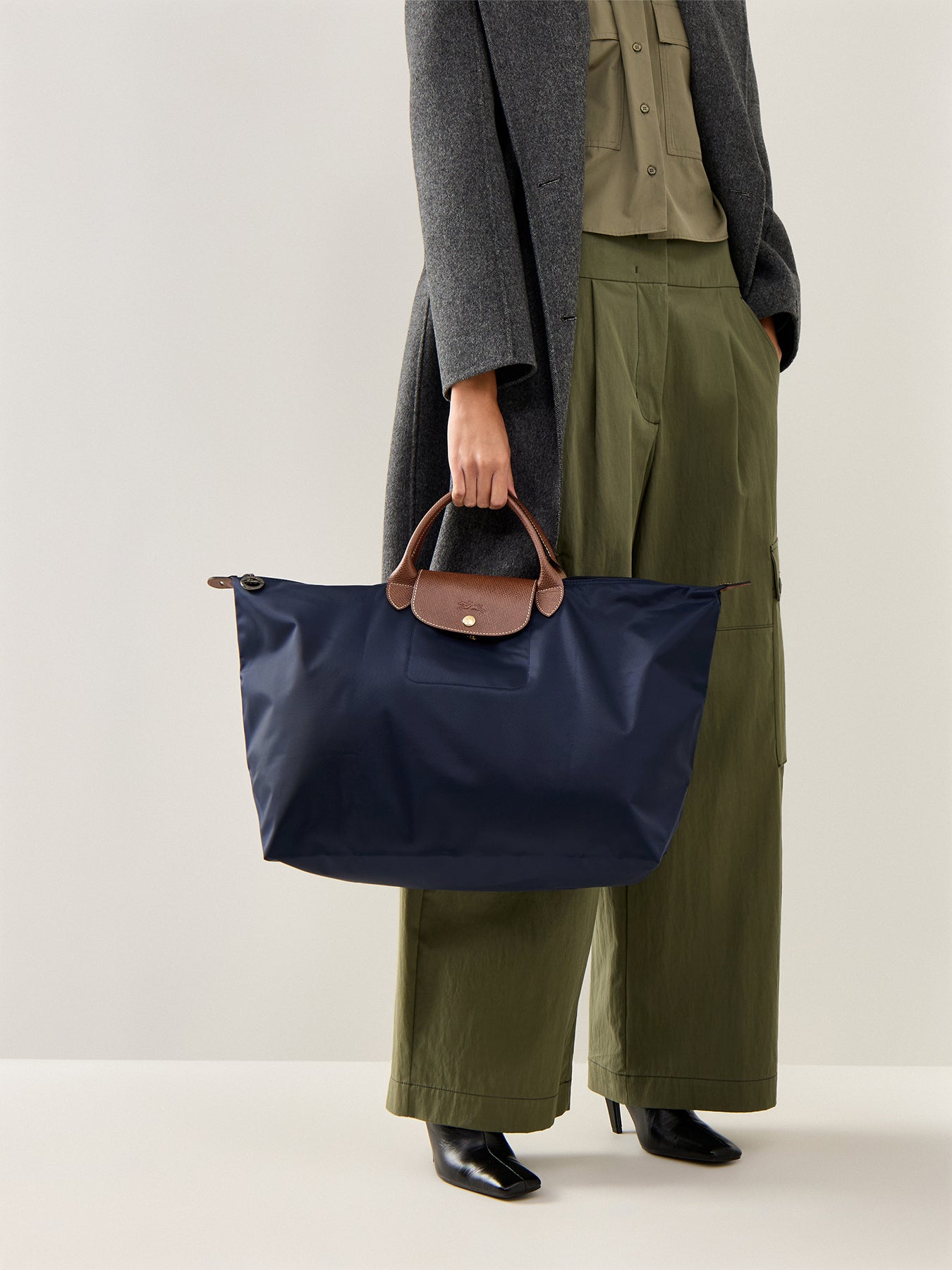 Le Pliage Original Large Travel Bag Navy