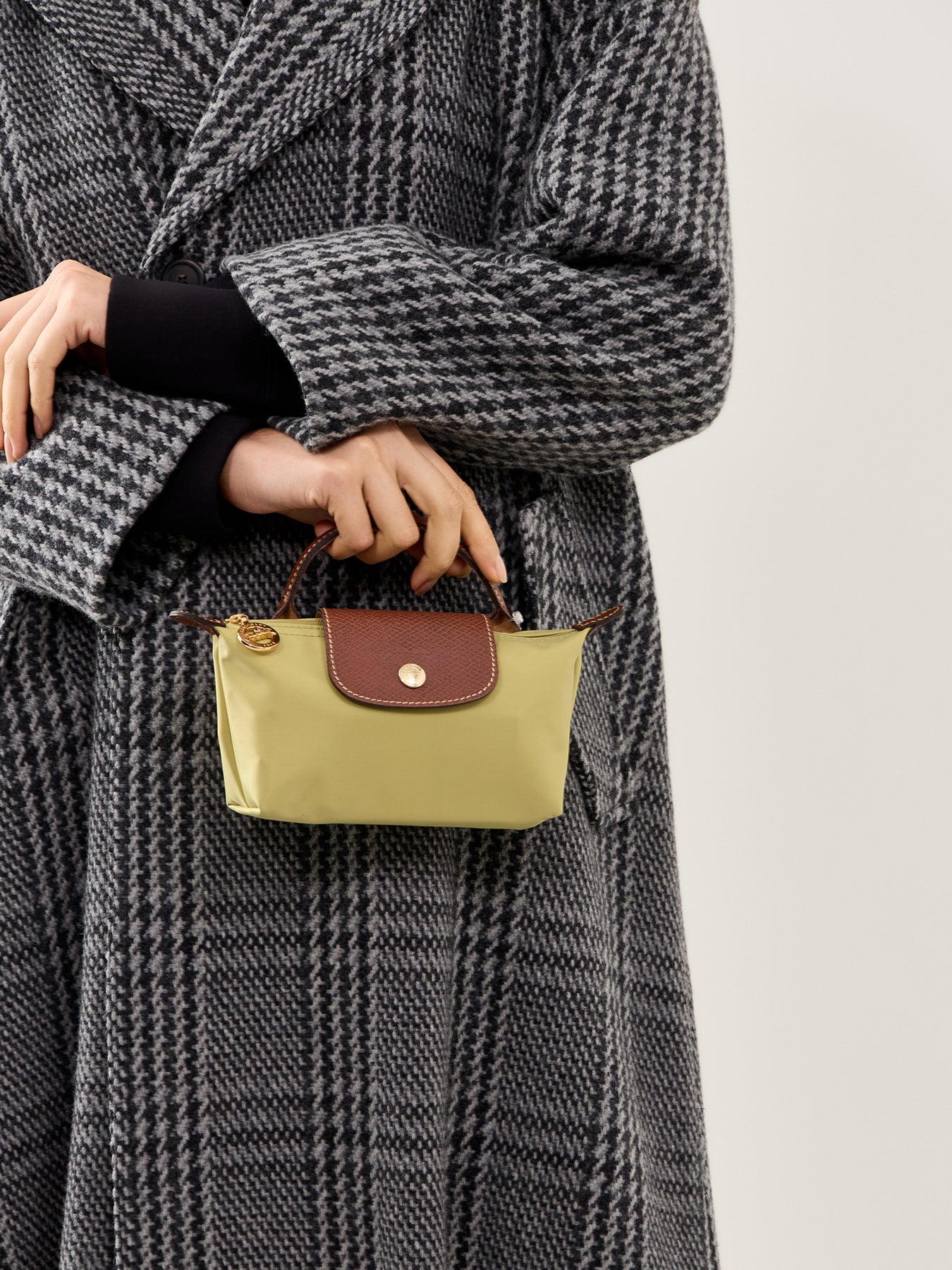 Le Pliage Classic Nylon Pouch Pistachio