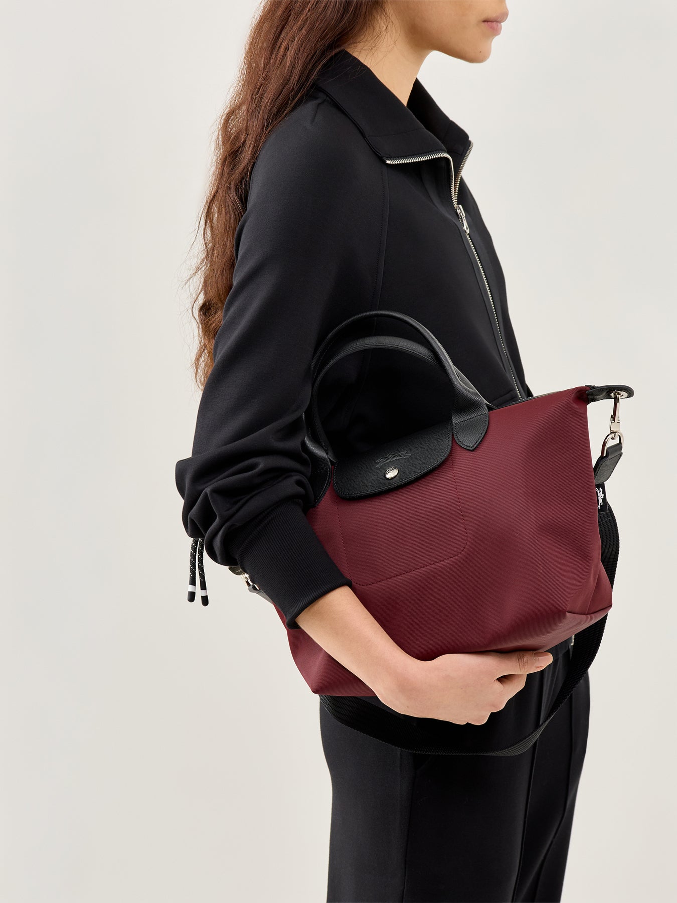 Le Pliage Energy Small Handbag Burgundy