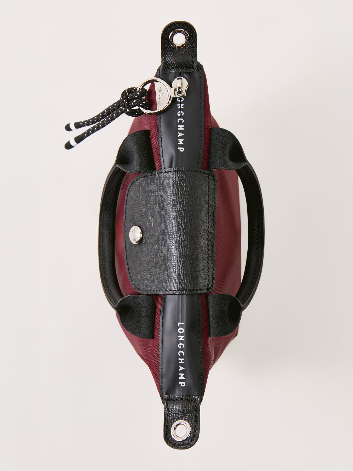 Le Pliage Energy Extra-Small Leather Bag Burgundy