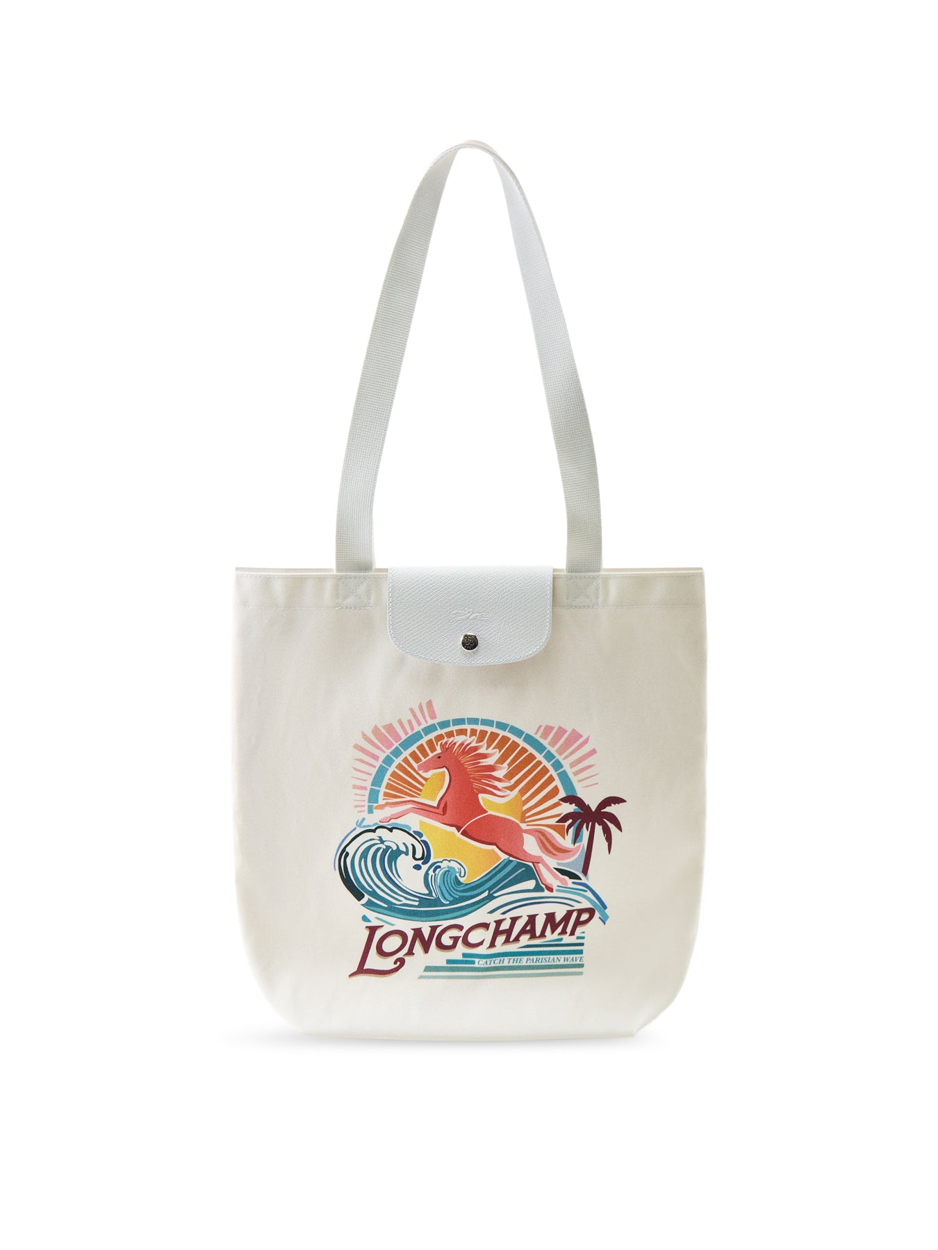 Le Pliage Surf Tote Bag Cream