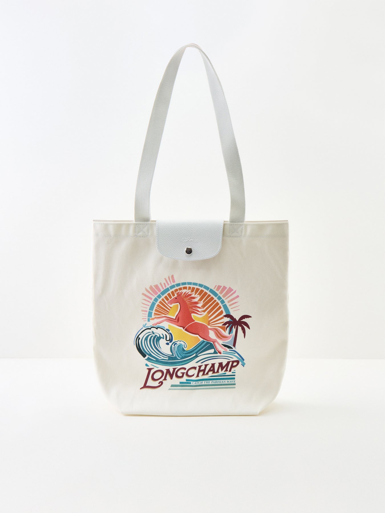 Le Pliage Surf Tote Bag Cream