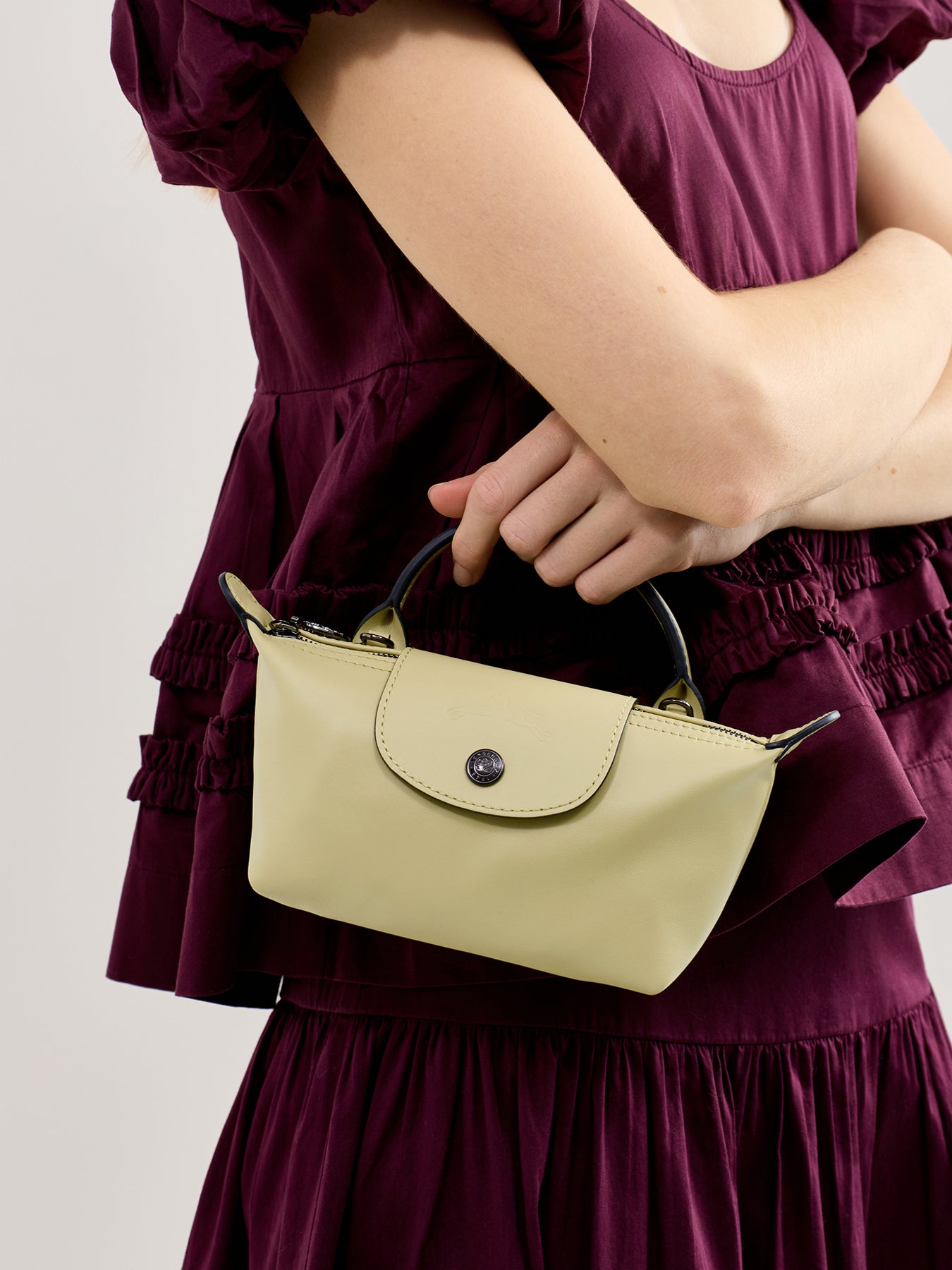 Le Pliage Xtra Extra Small Pouch Pistachio
