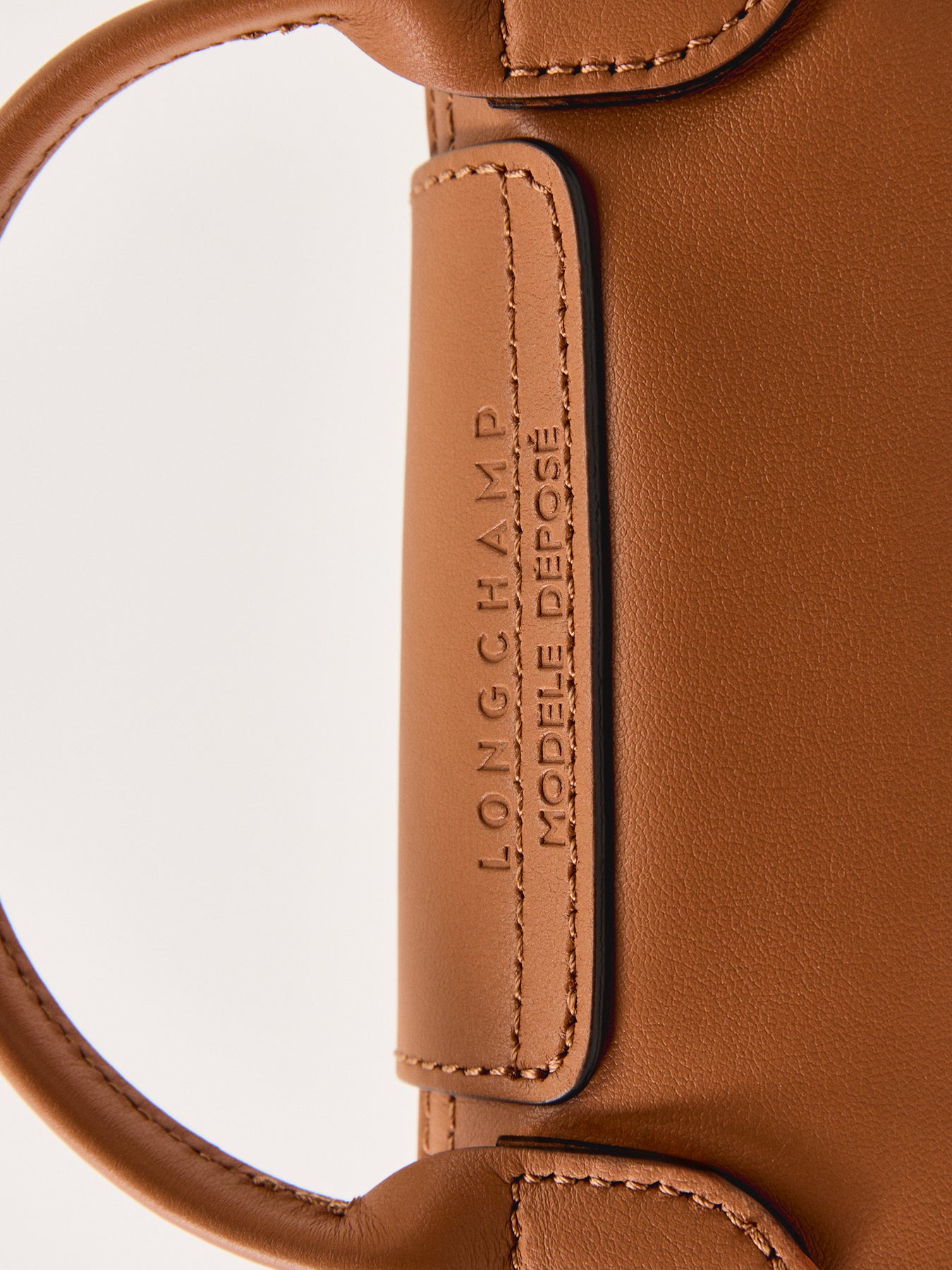 Le Pliage Xtra Extra-Small Leather Pouch Cashew