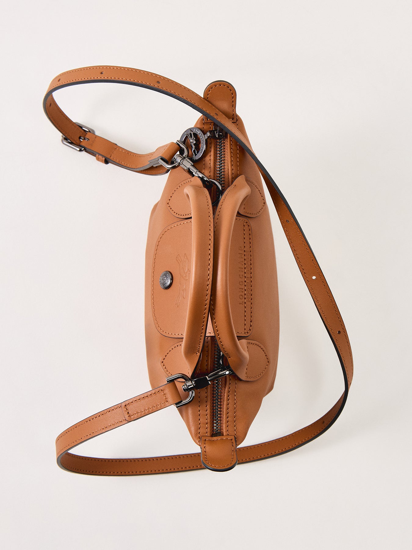 Le Pliage Xtra Extra-Small Leather Handbag Cashew