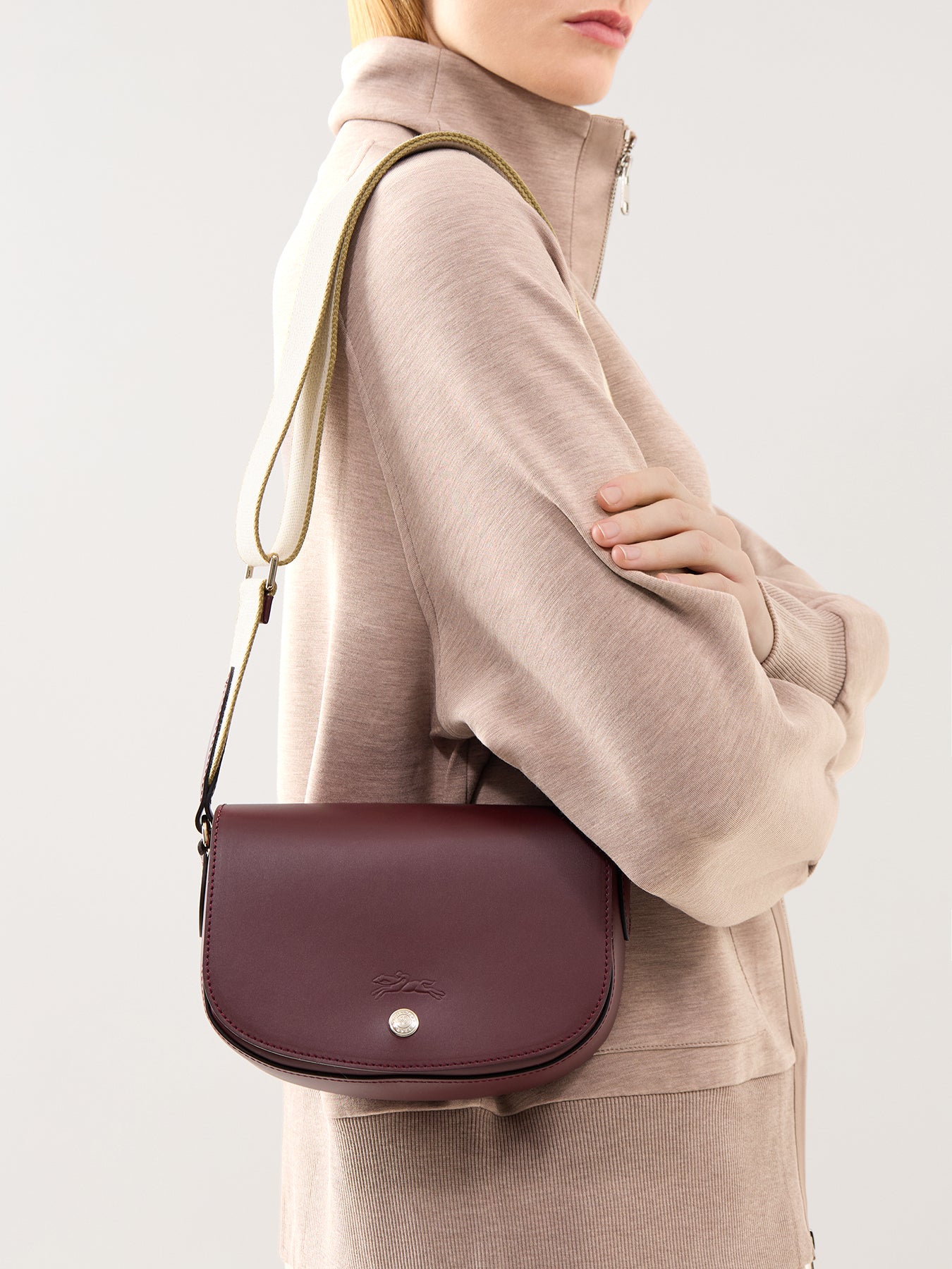 Epure Timeless Crossbody Bag Burgundy