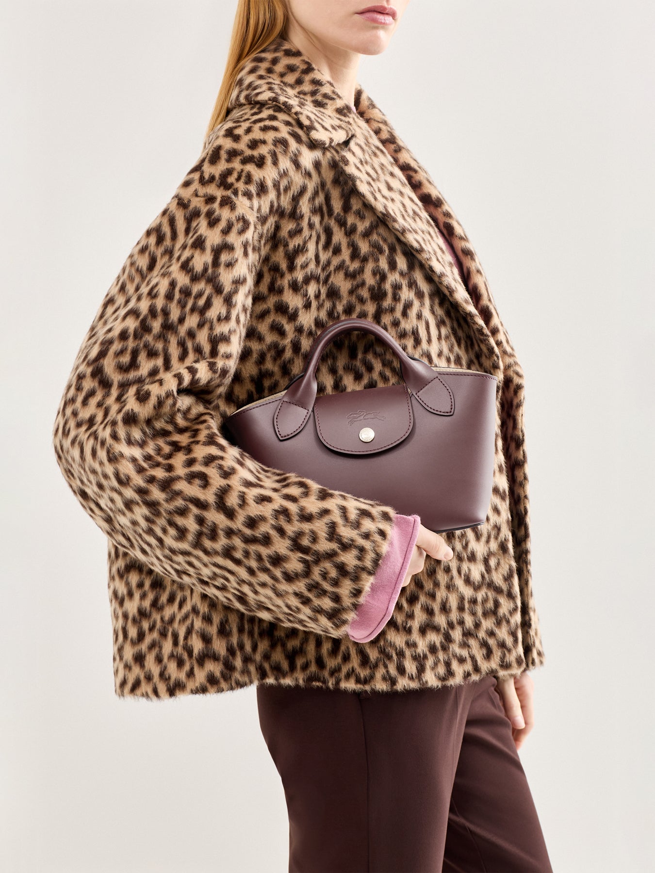 Epure Extra Small Timeless Tote Bag Burgundy