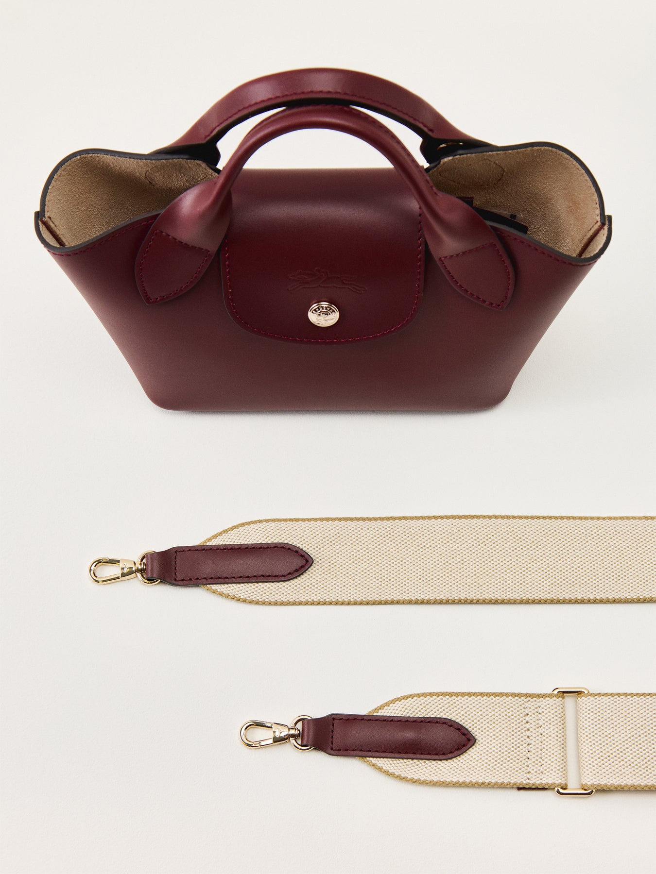 Epure Extra Small Timeless Tote Bag Burgundy