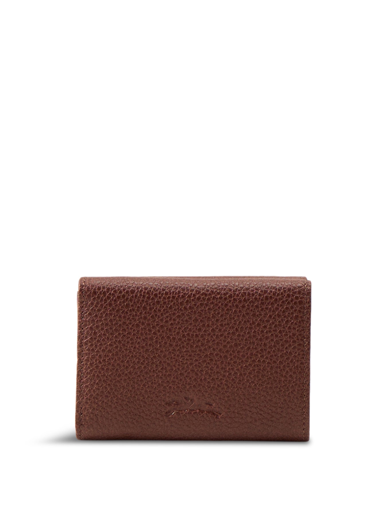Le Foulonné Compact Leather Wallet Coffee