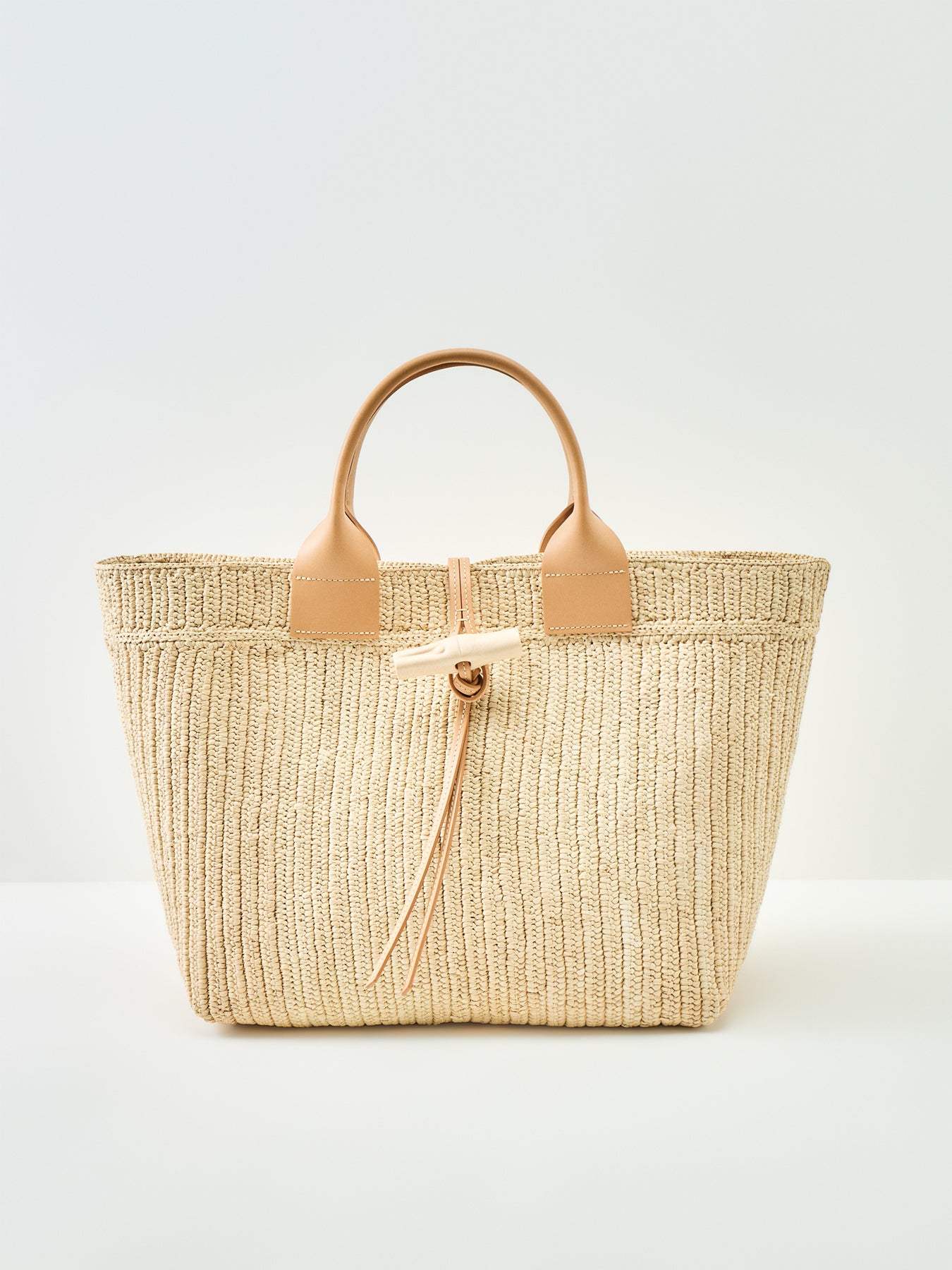 Le Roseau Raffia Tote Bag Large Vegetal