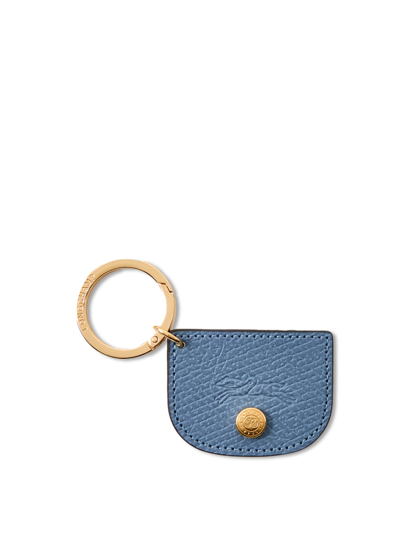 Epure Leather Flag Keyring Slate