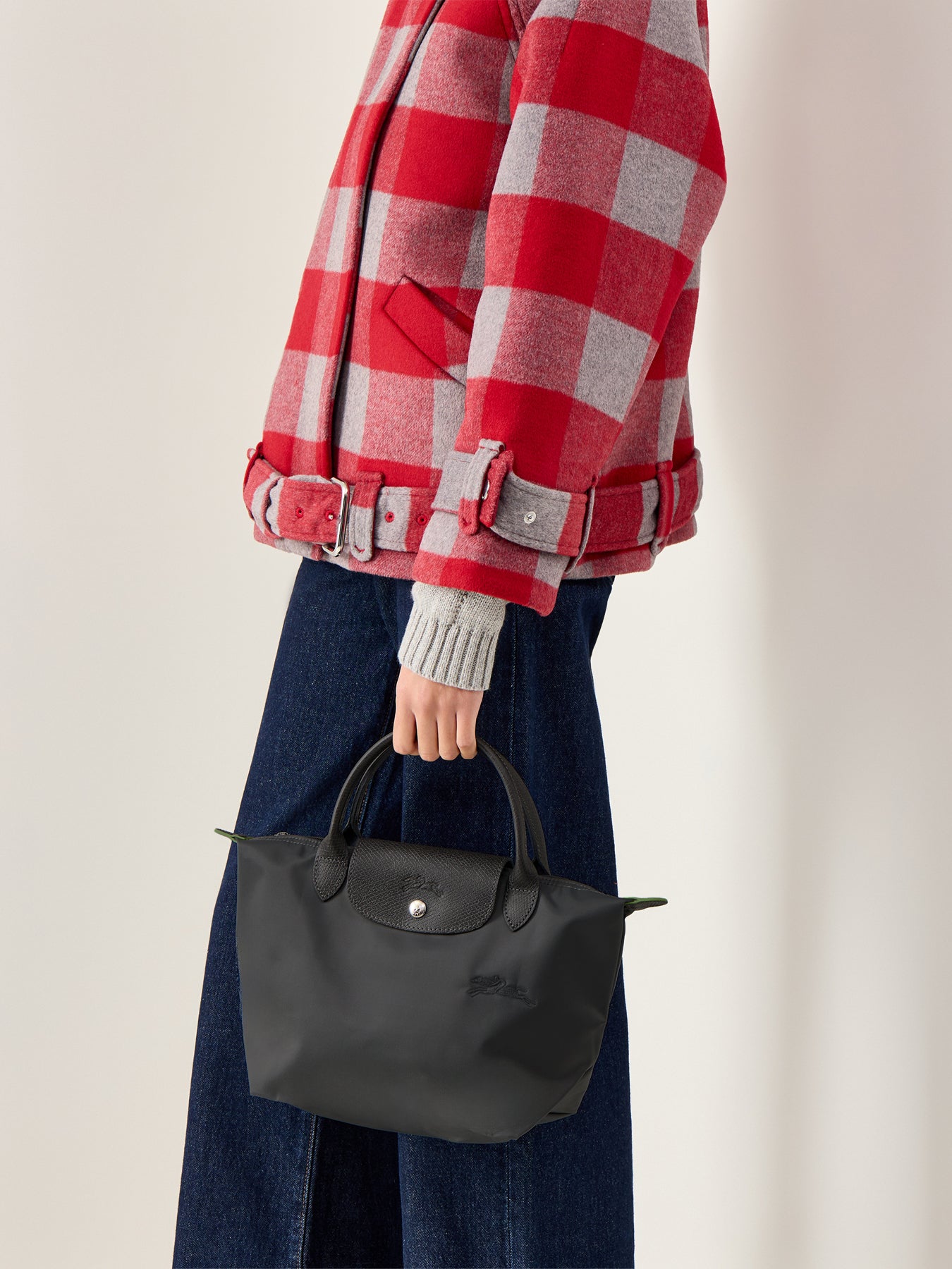 Le Pliage Green Small Handbag Graphite