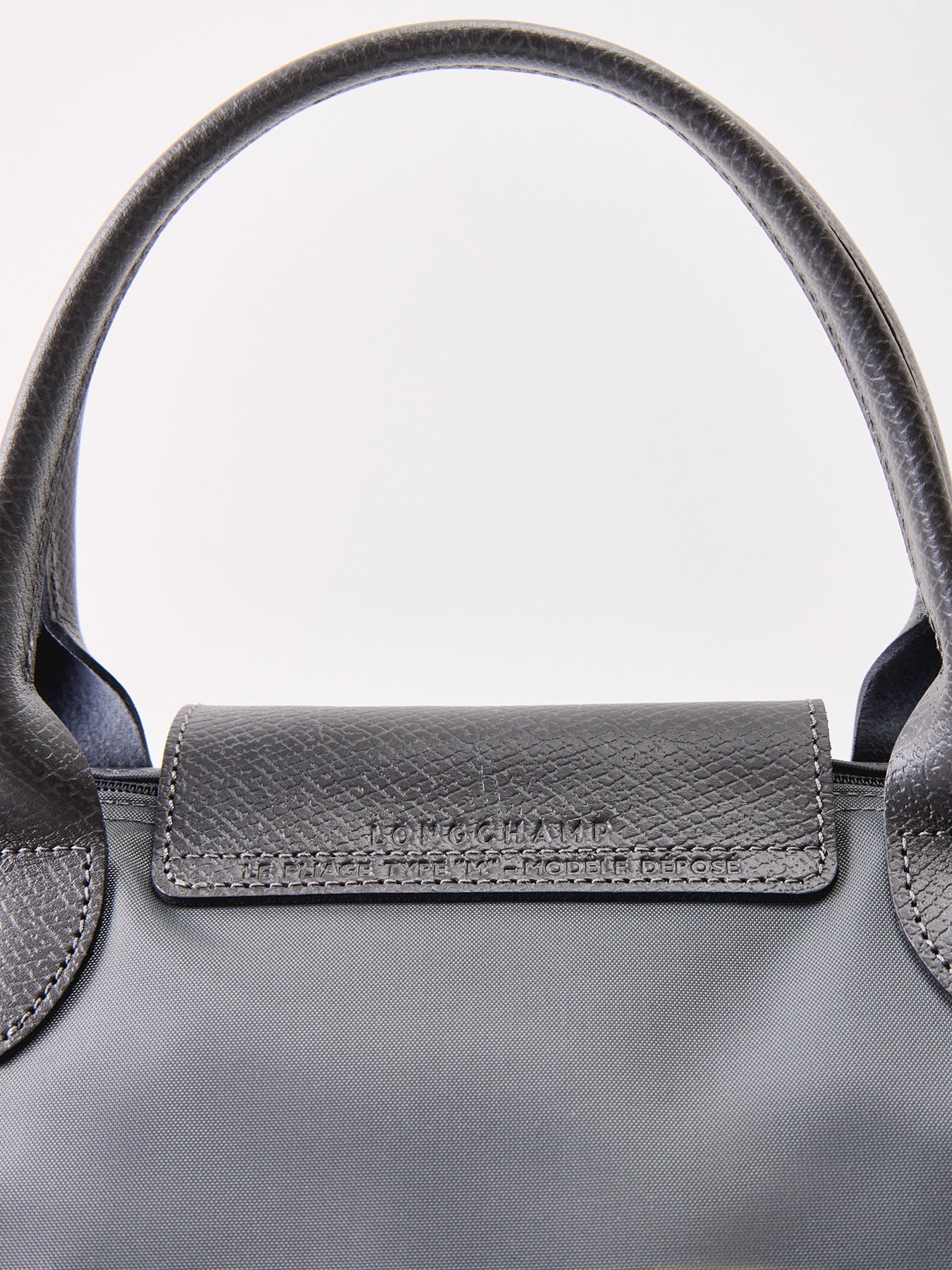 Le Pliage Green Medium Handbag Graphite