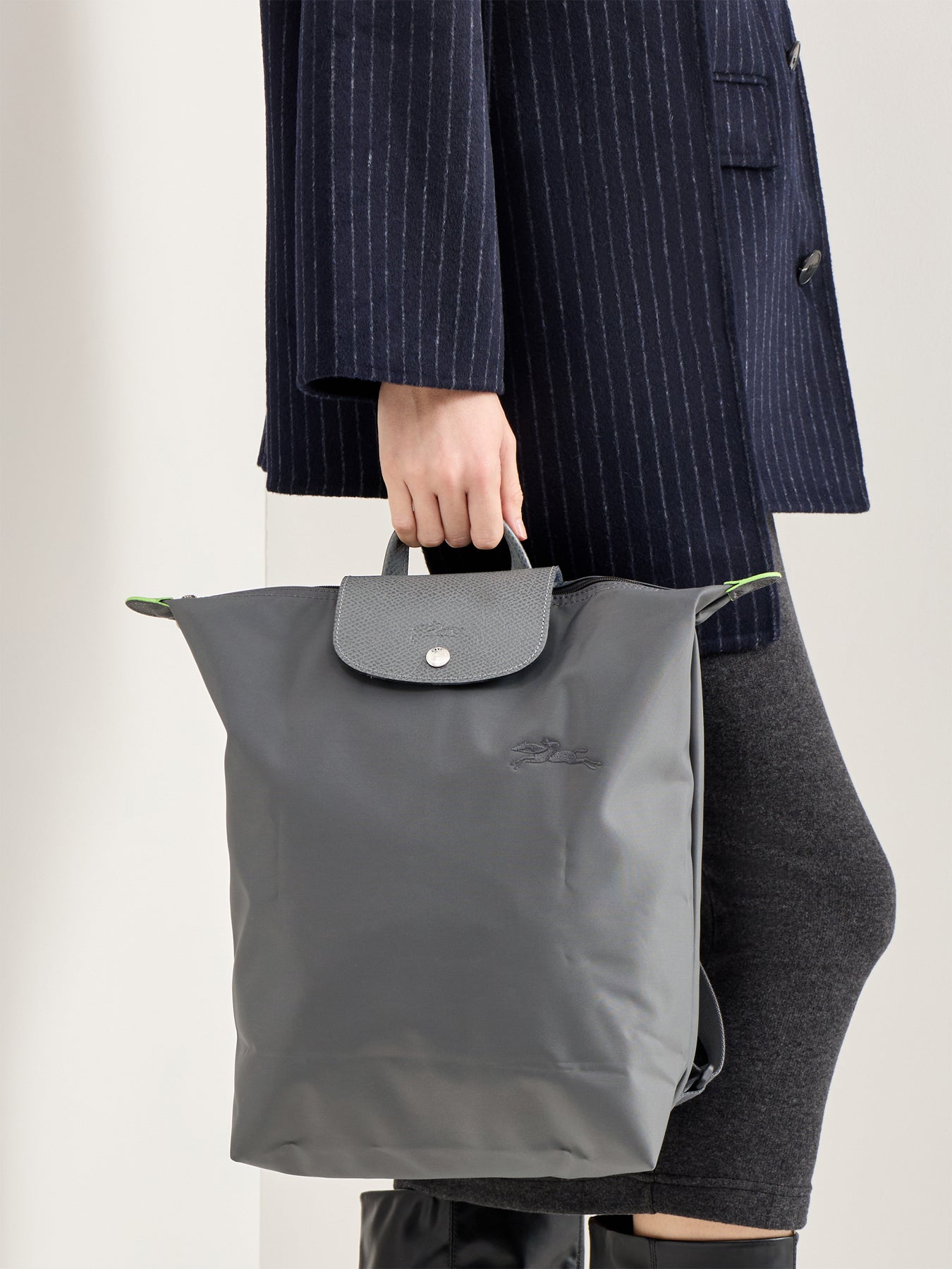 Le Pliage Green Medium Backpack Graphite