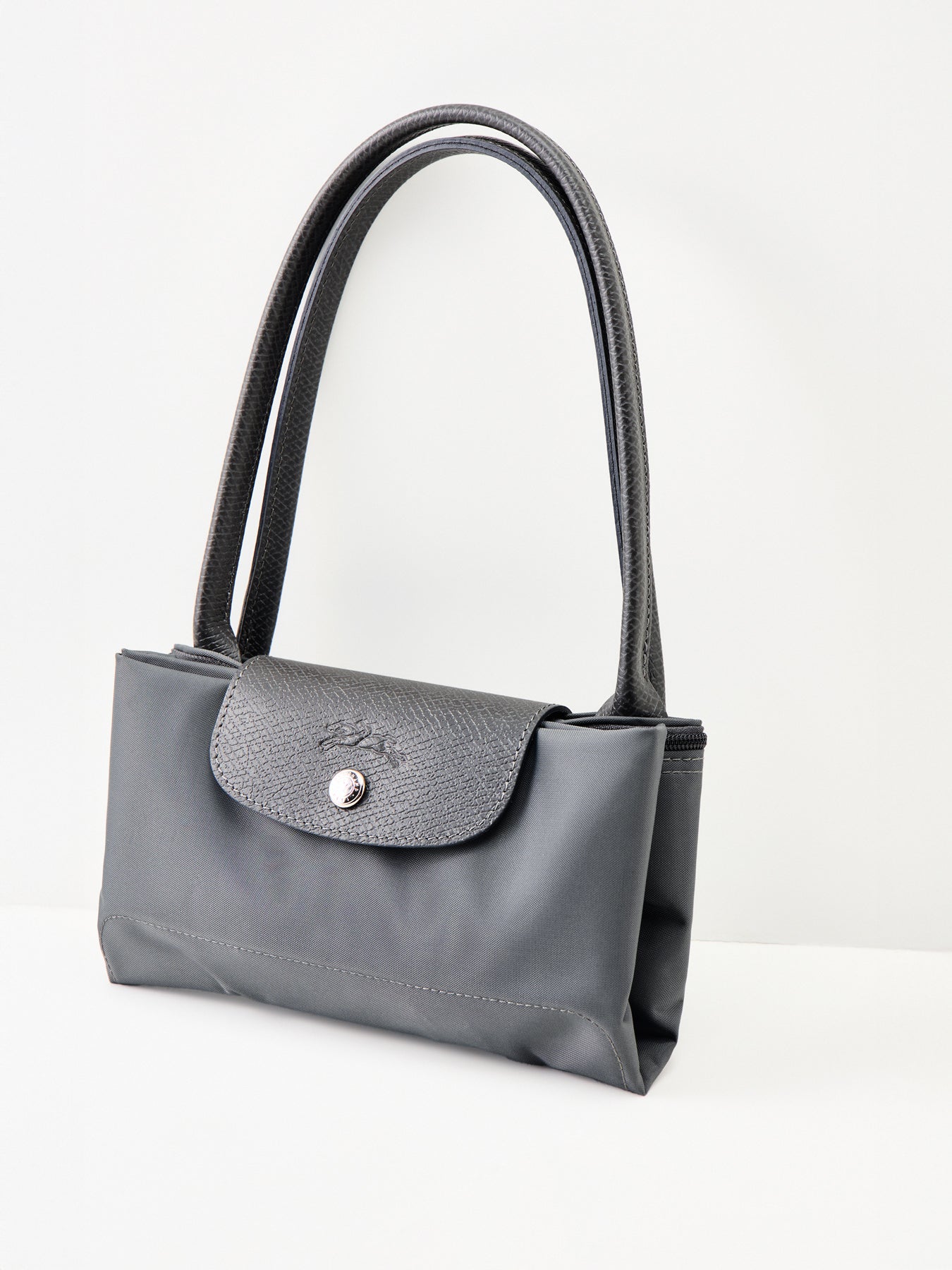 Le Pliage Green Large Nylon Tote Bag Graphite