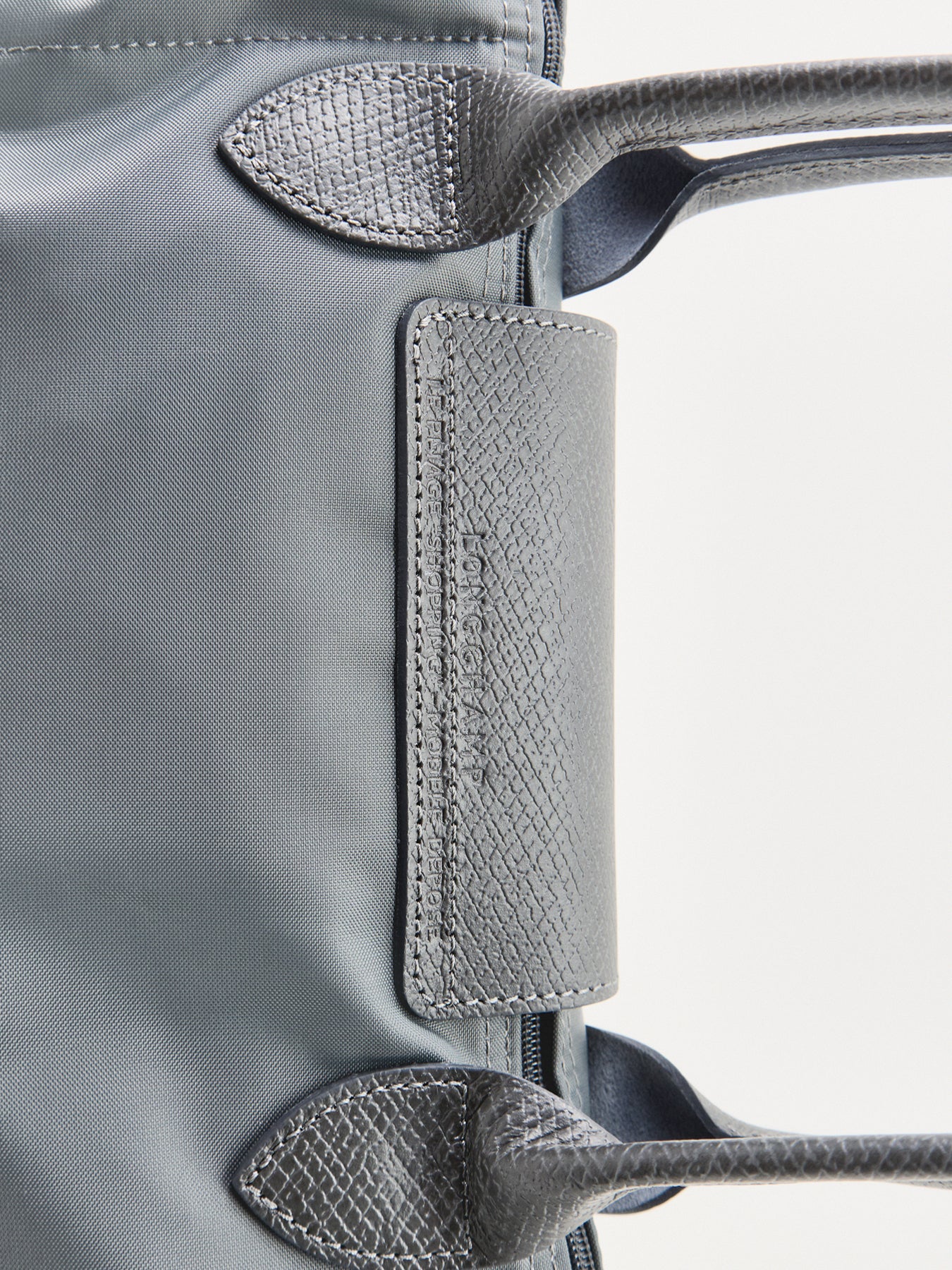 Le Pliage Green Medium Nylon Tote Bag Graphite