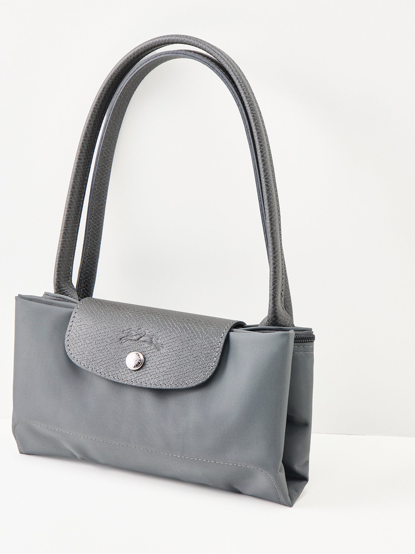 Le Pliage Green Medium Nylon Tote Bag Graphite