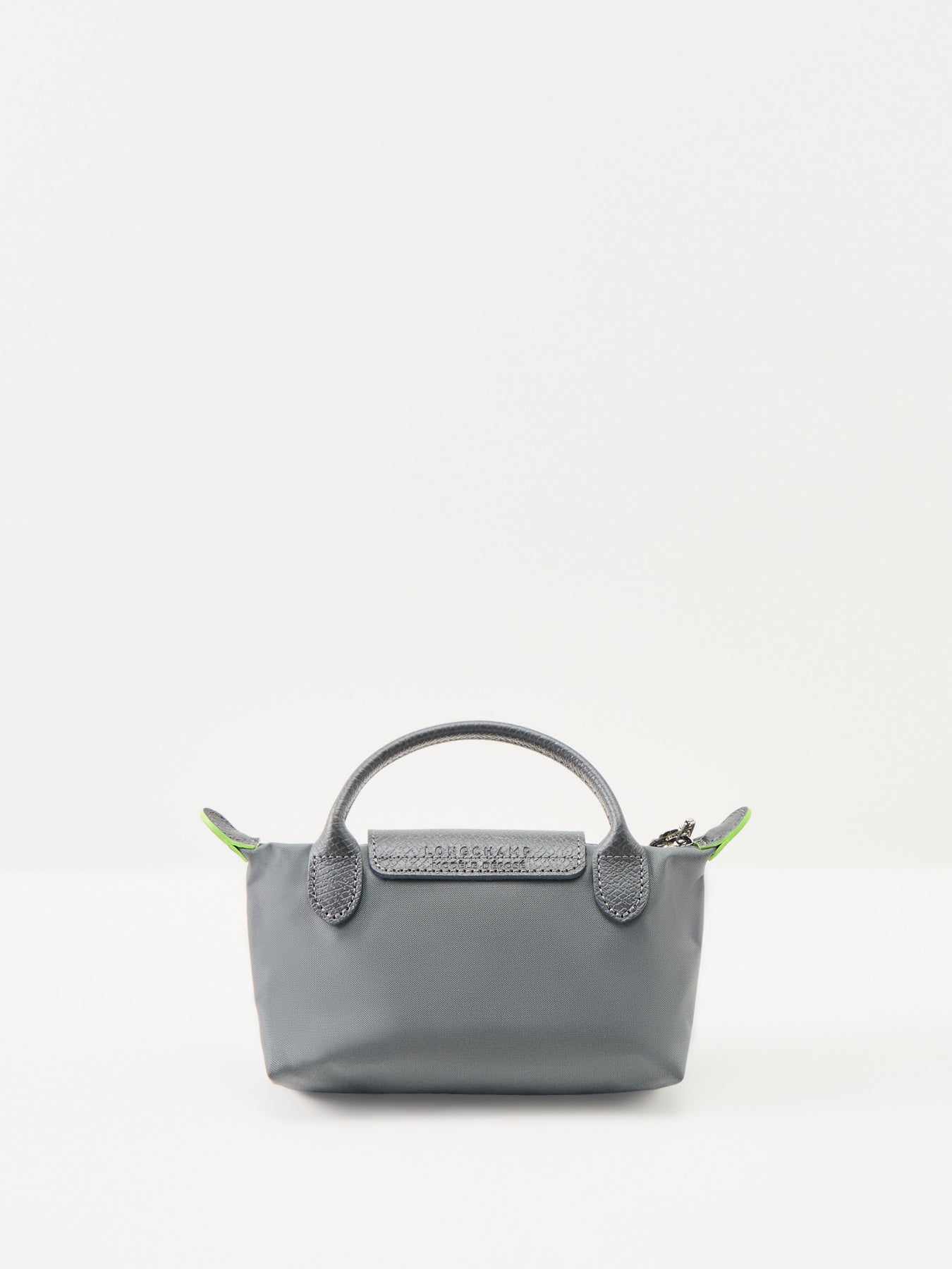 Le Pliage Green Nylon Pouch Graphite