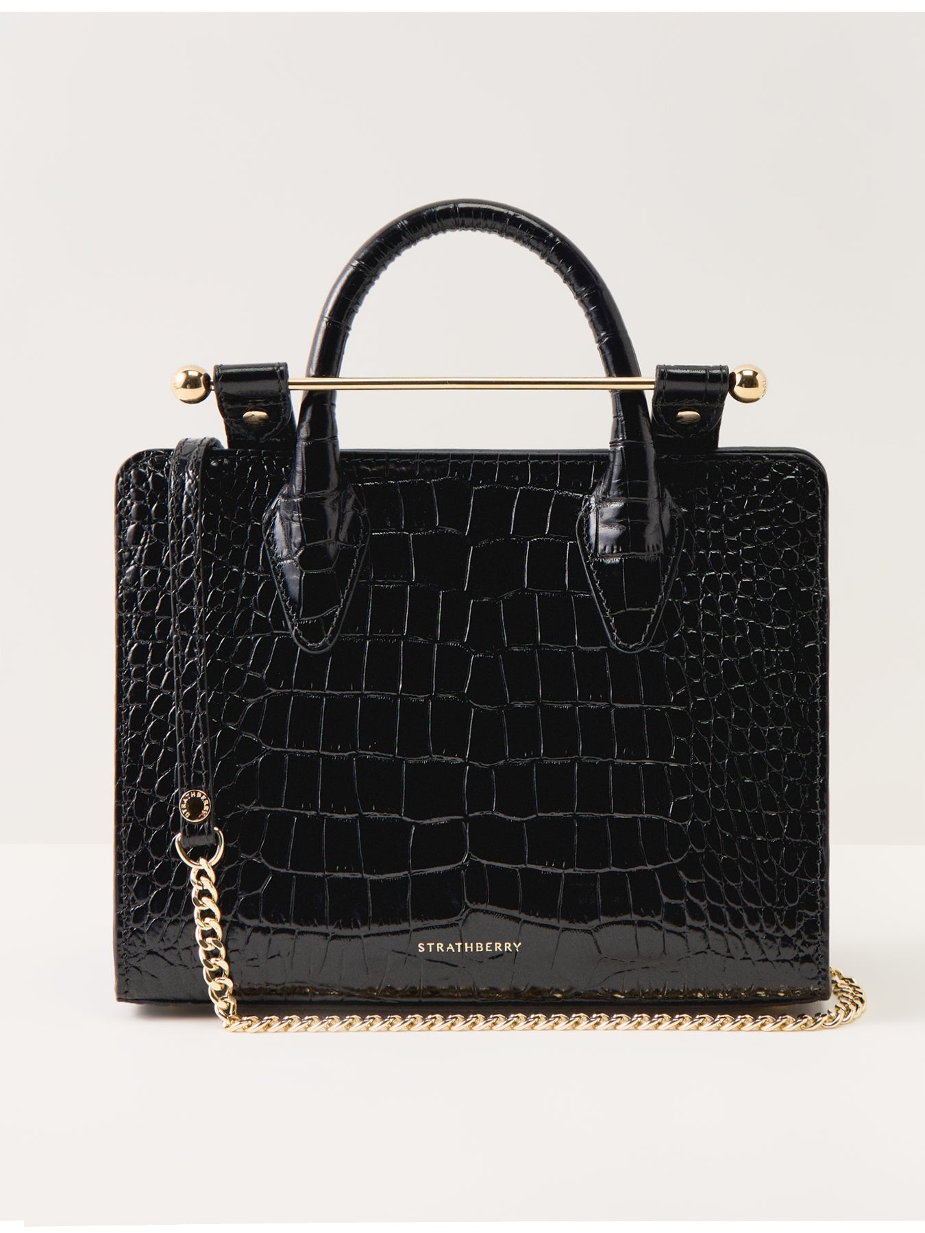 Embossed Croc Mini Tote