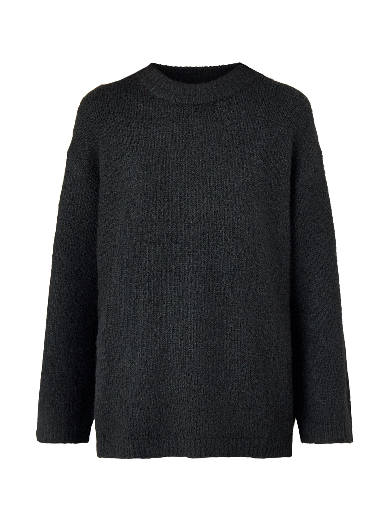 Cece Fluffy Jumper Black