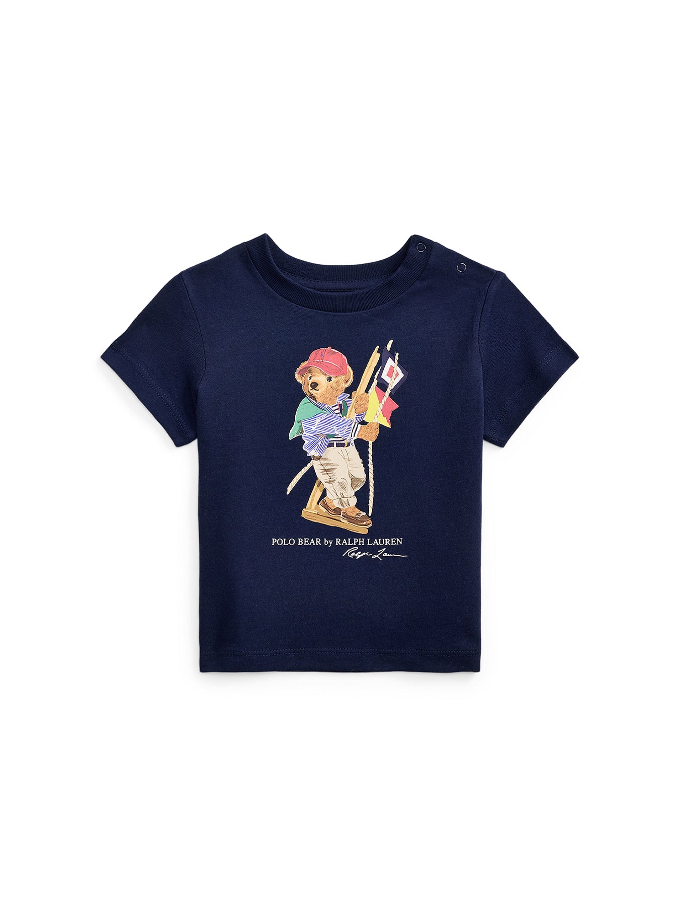Baby Knit T-Shirt Navy