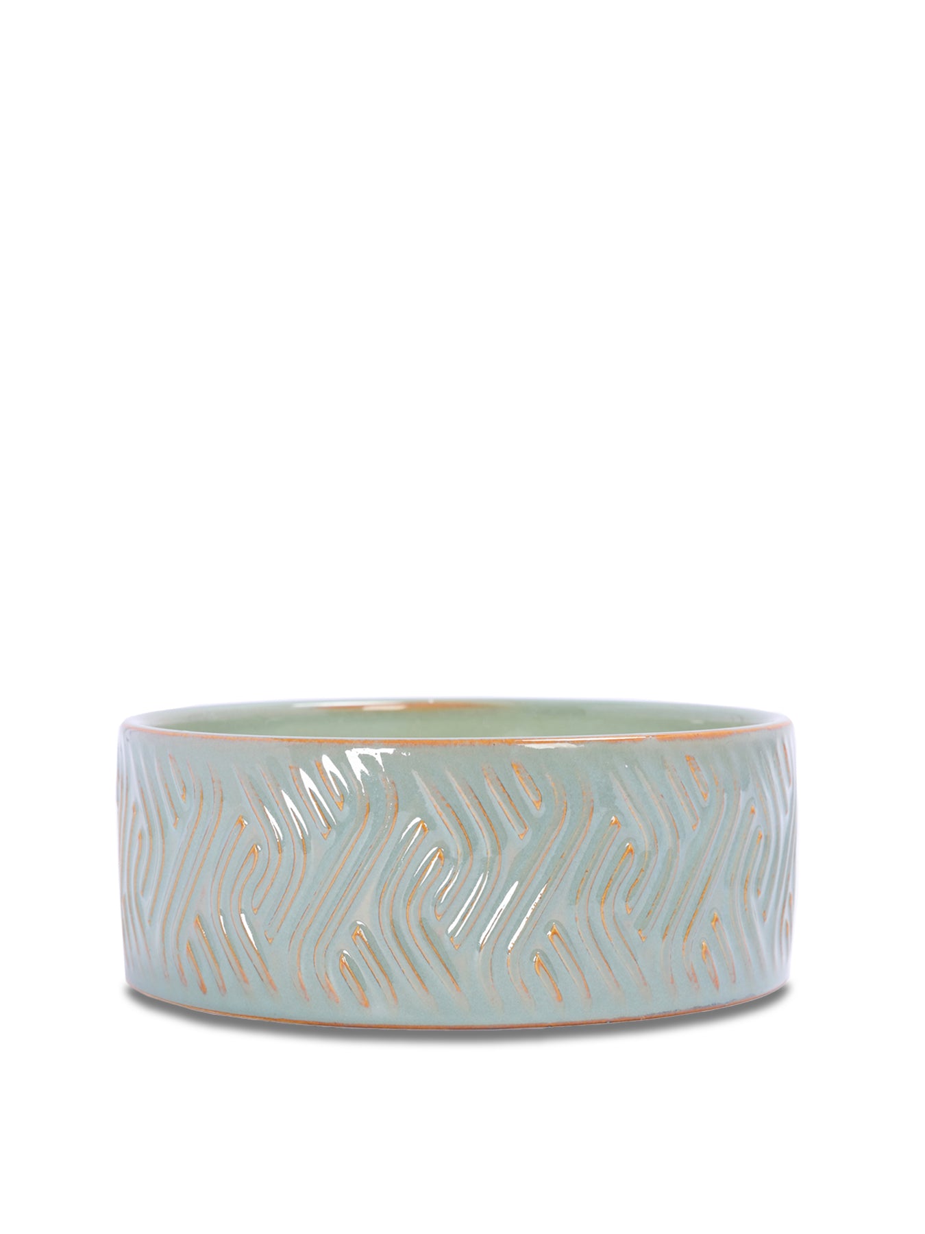 Serena Wax-Filled Ceramic Bowl Green