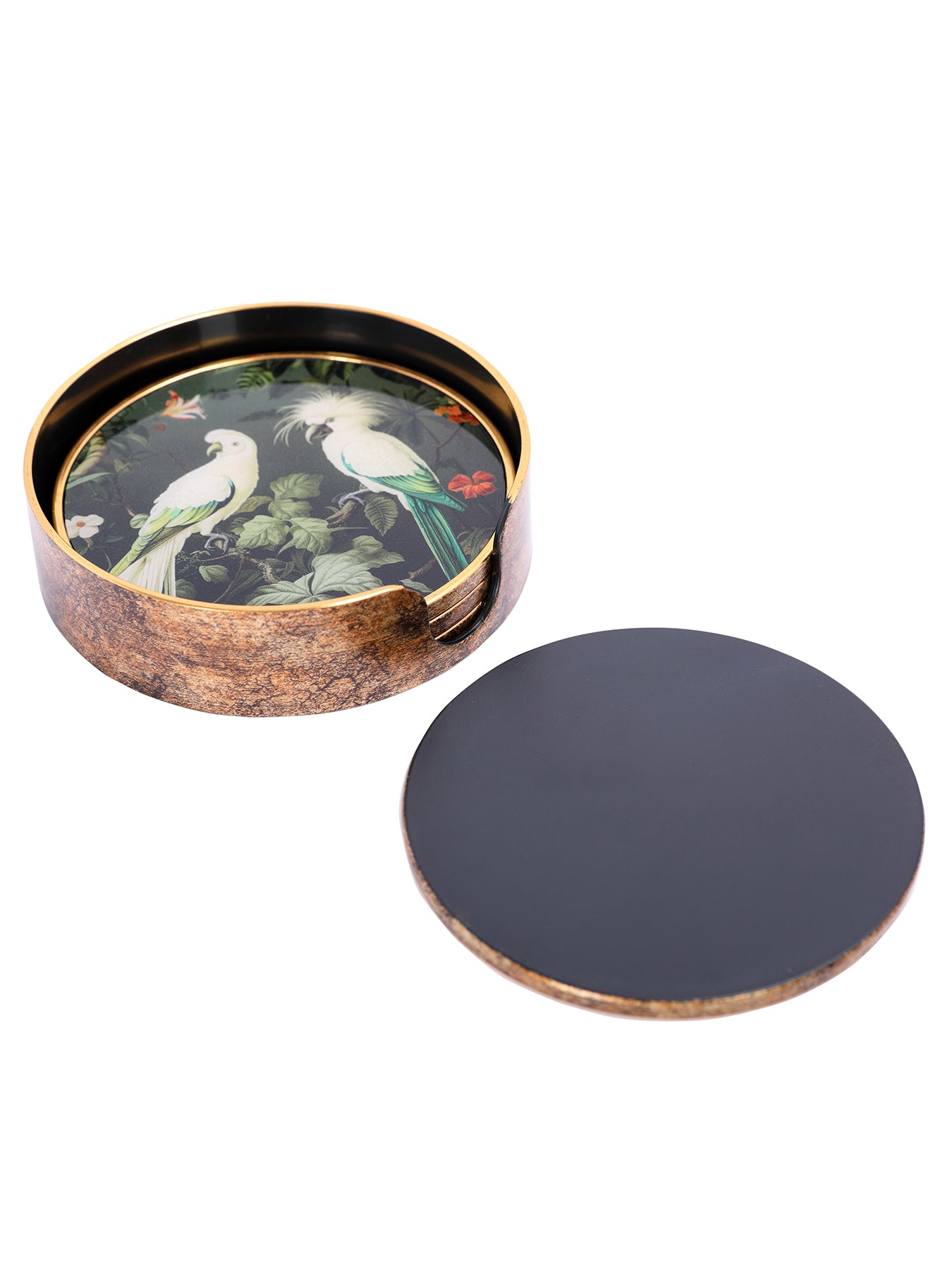 Tropical Birds Coaster Set