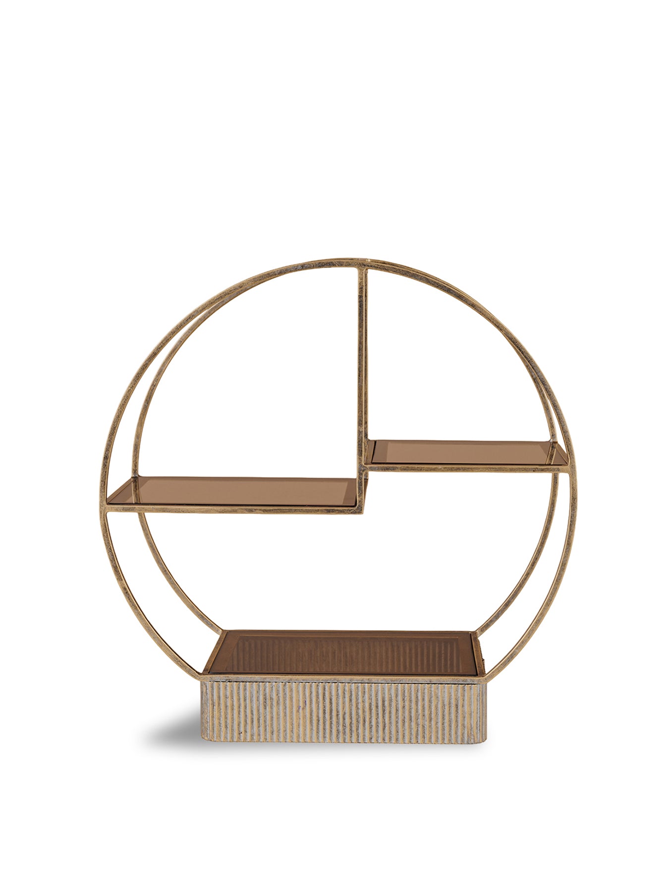 Belvedere Aged Gold Buffet Stand Small