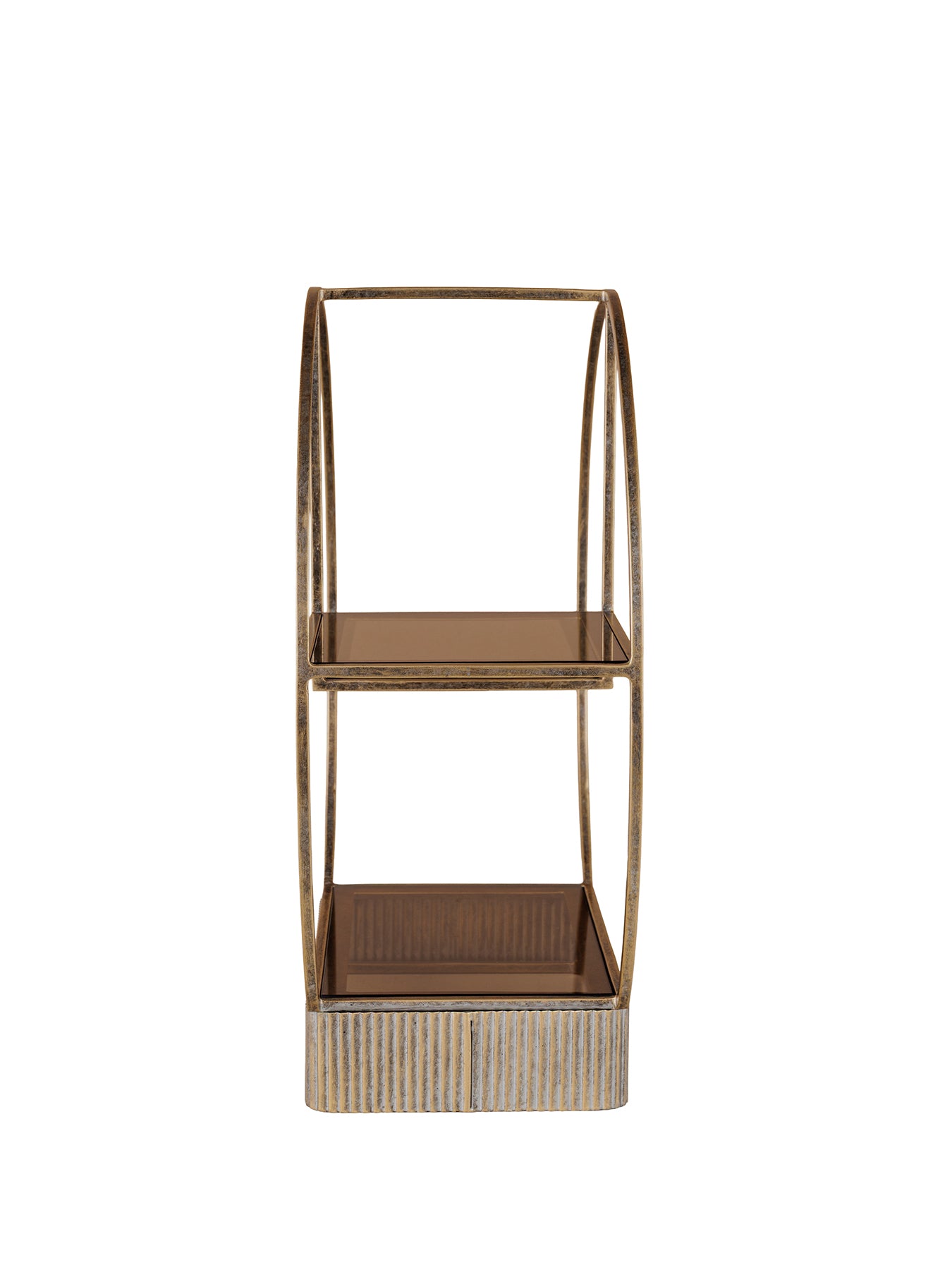 Belvedere Aged Gold Buffet Stand Small