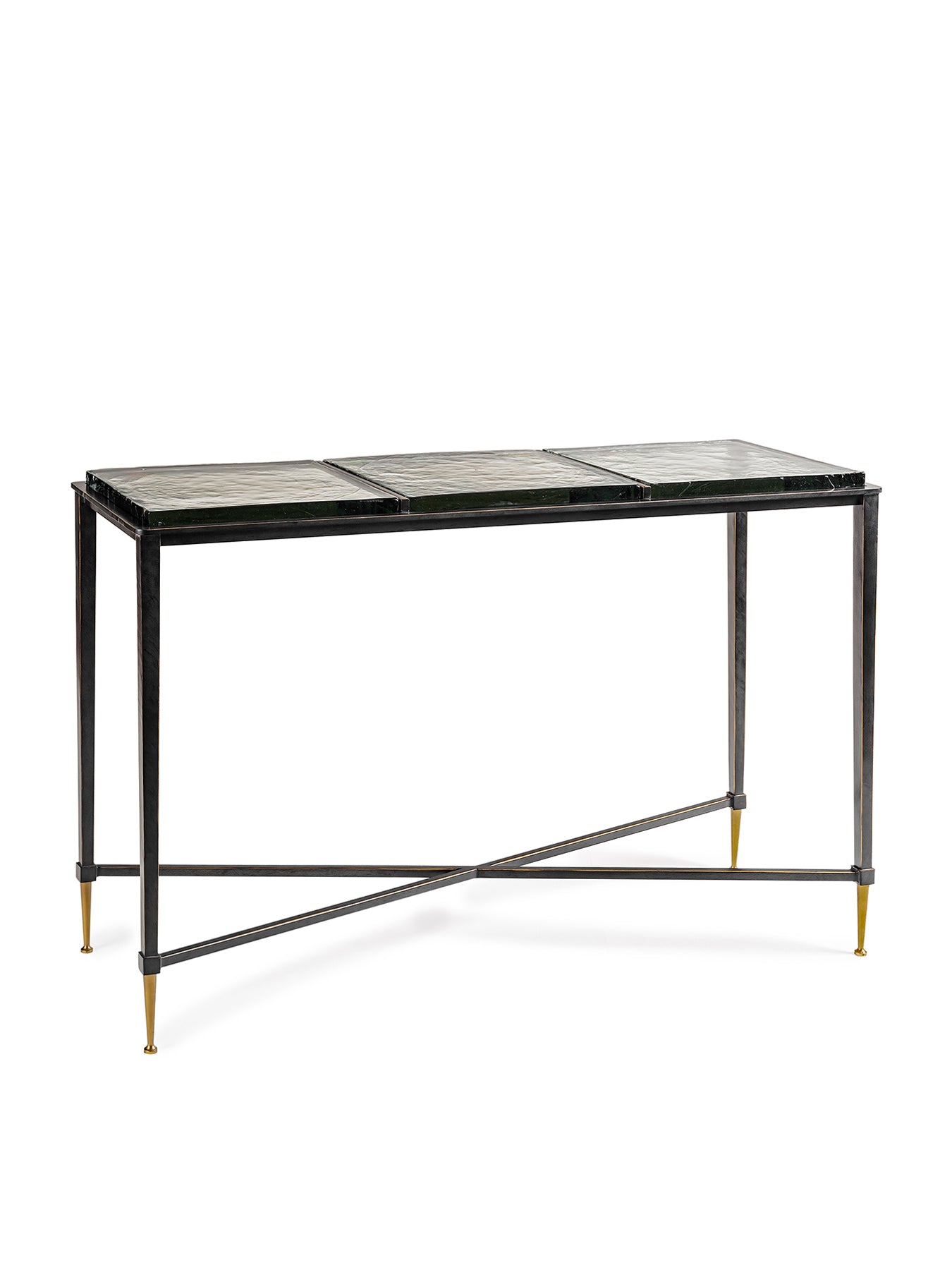 Stella Square Glass Console Table