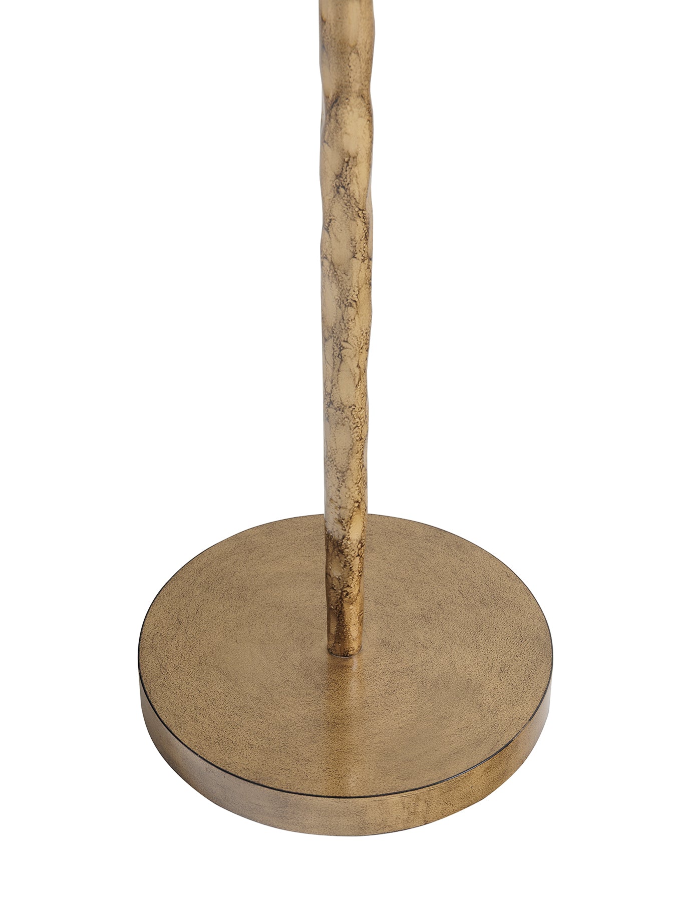 Ronde Floor Lamp Gold with Linen Shade