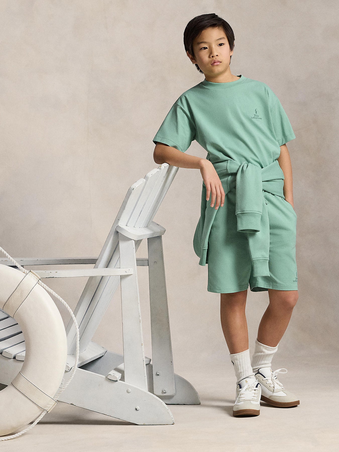Kids’ Knit Shorts Blue