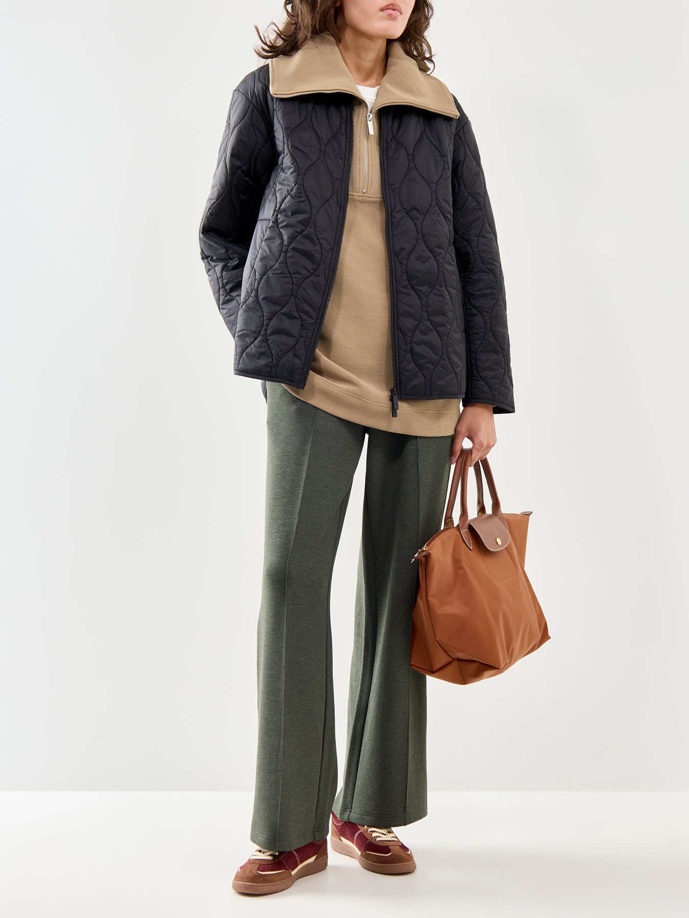 Wide Leg Pant Khaki