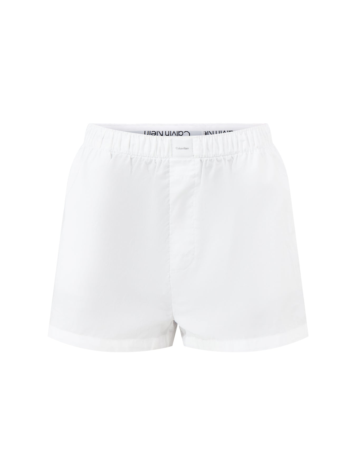 Cotton Poplin Pyjama Shorts White