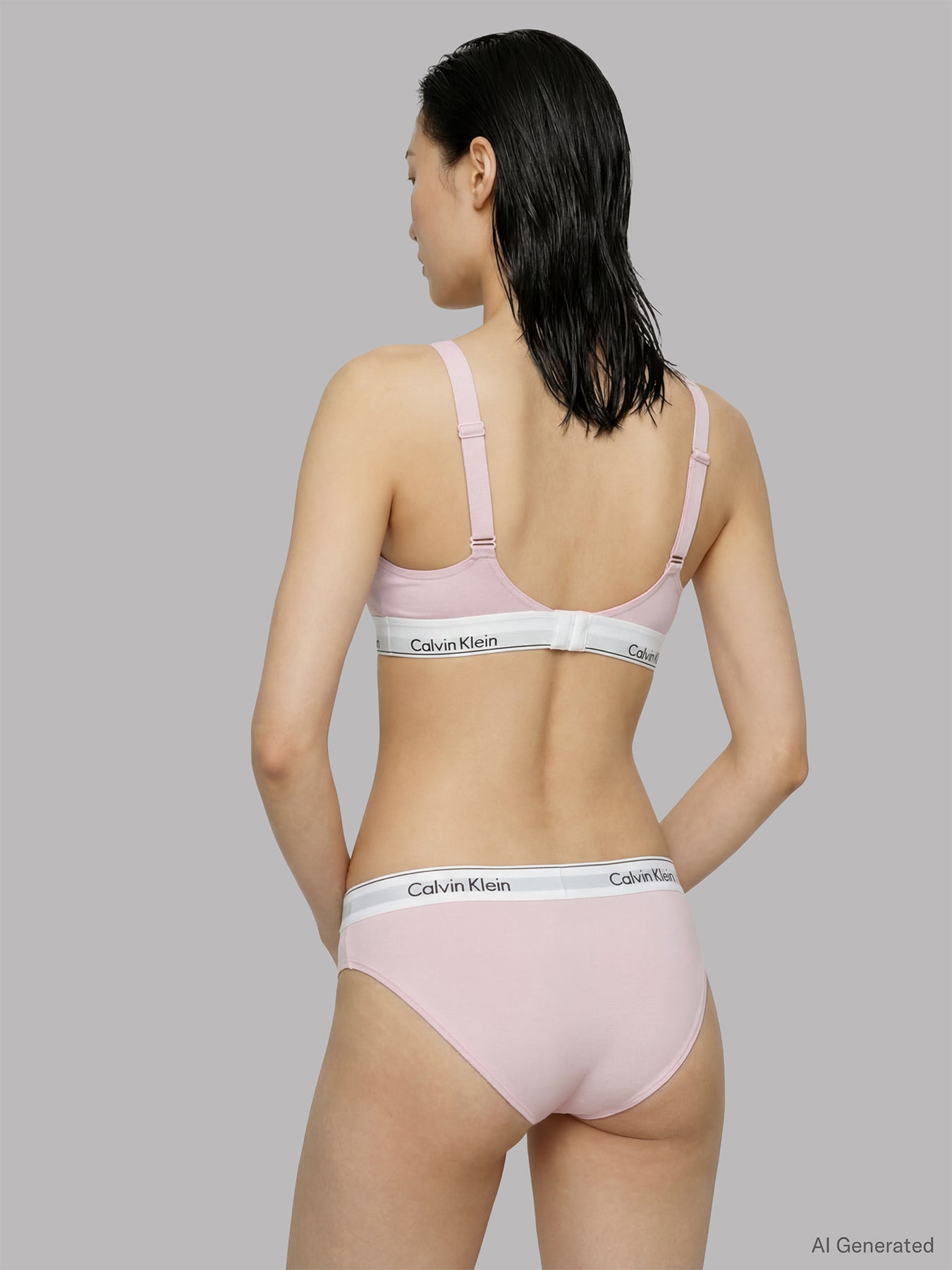 Cotton Modal Lift Bralette Pink