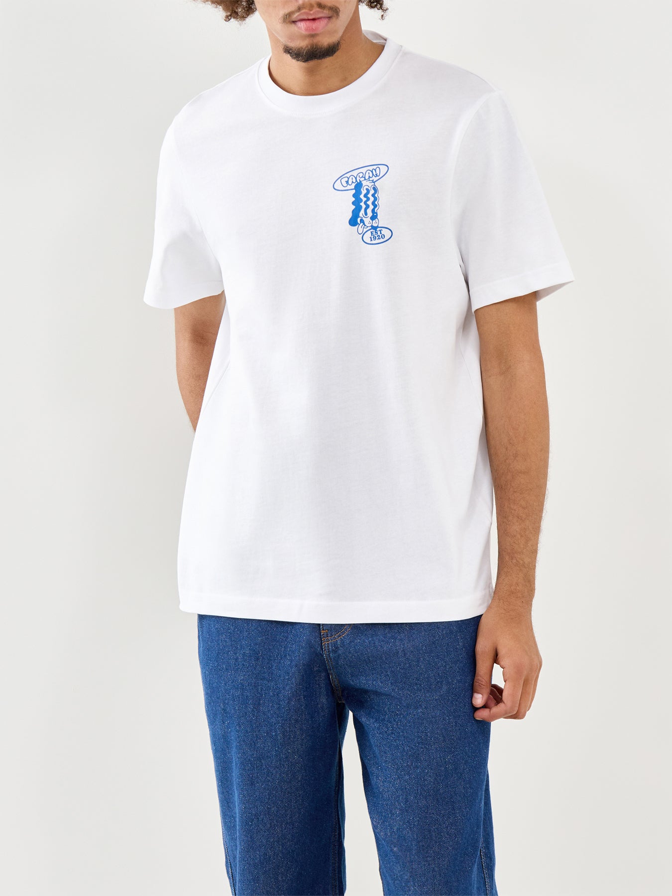 Graphic Organic Cotton T-Shirt White