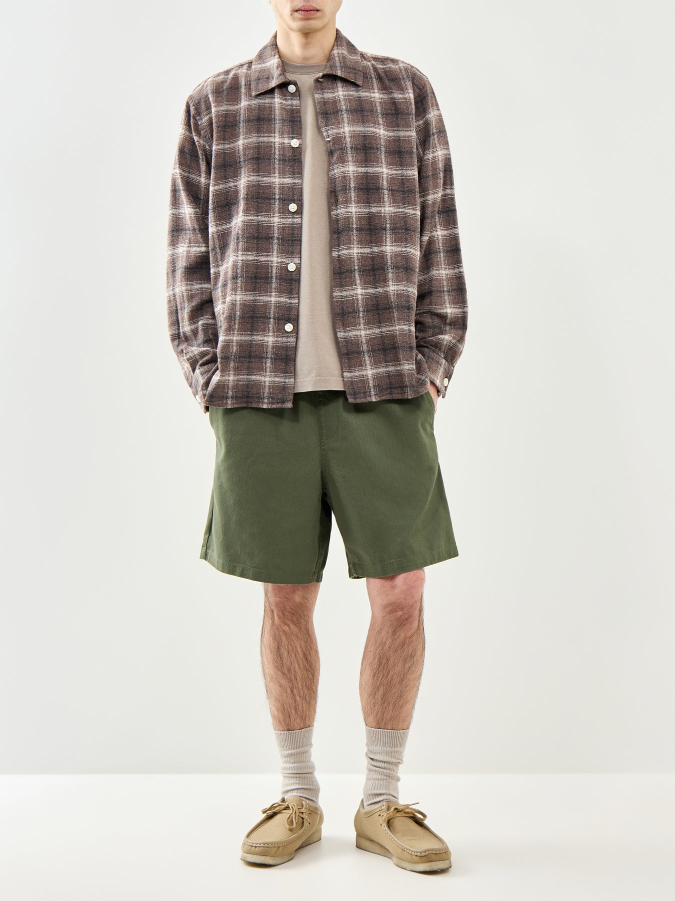 Pocket T-Shirt Beige