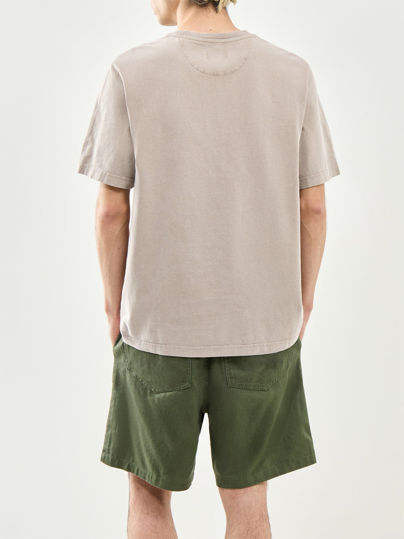 Pocket T-Shirt Beige