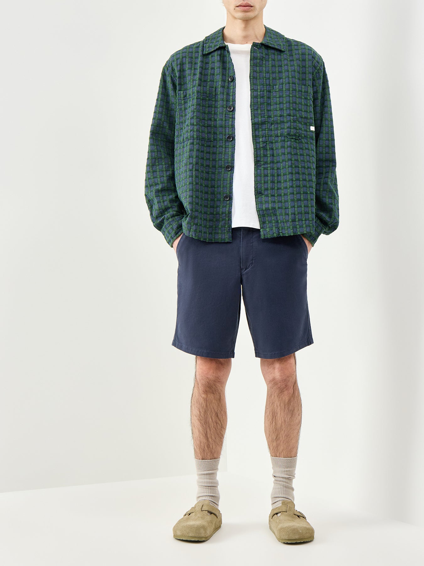 Twill Shorts Navy