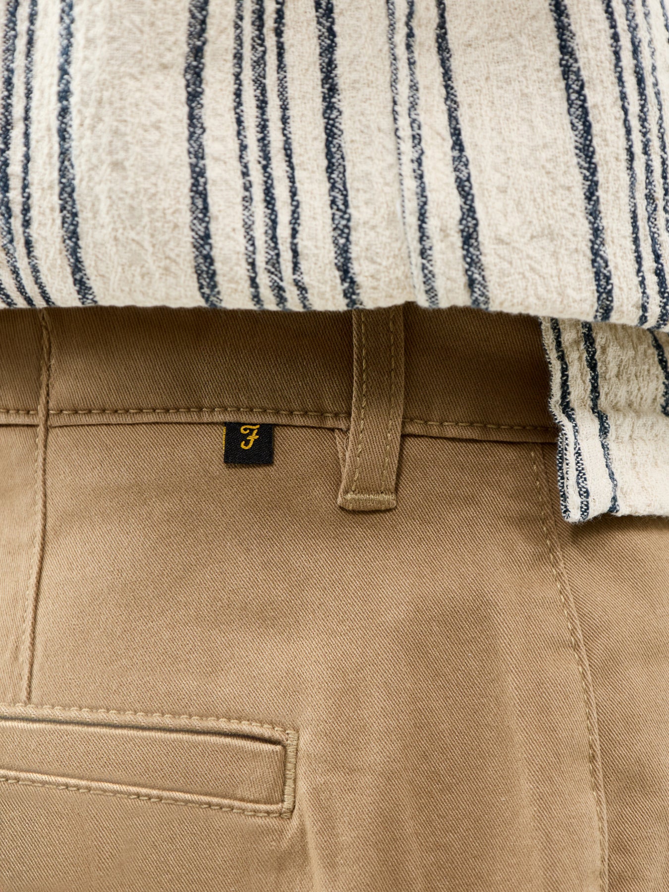 Twill Shorts Beige