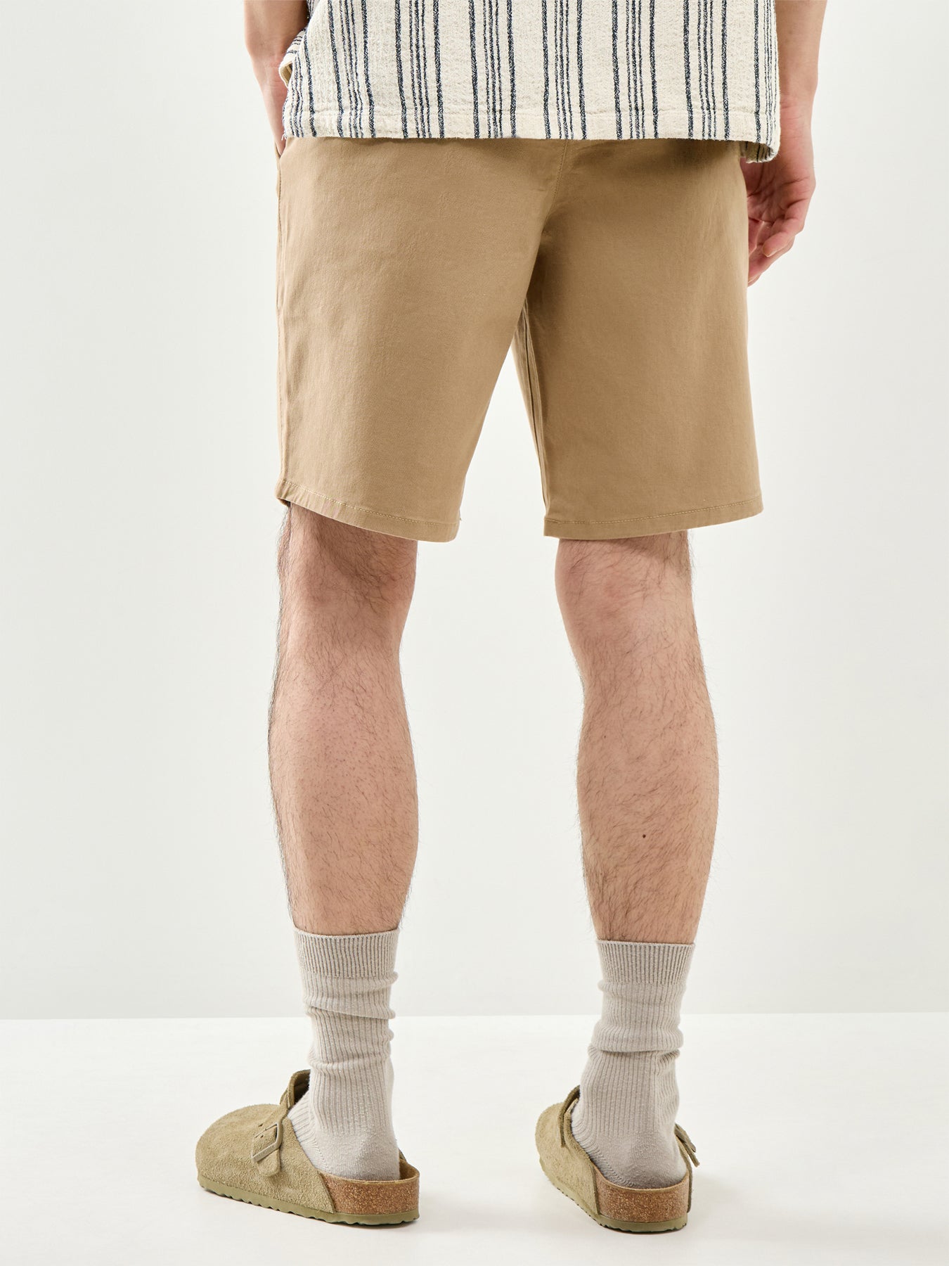 Twill Shorts Beige