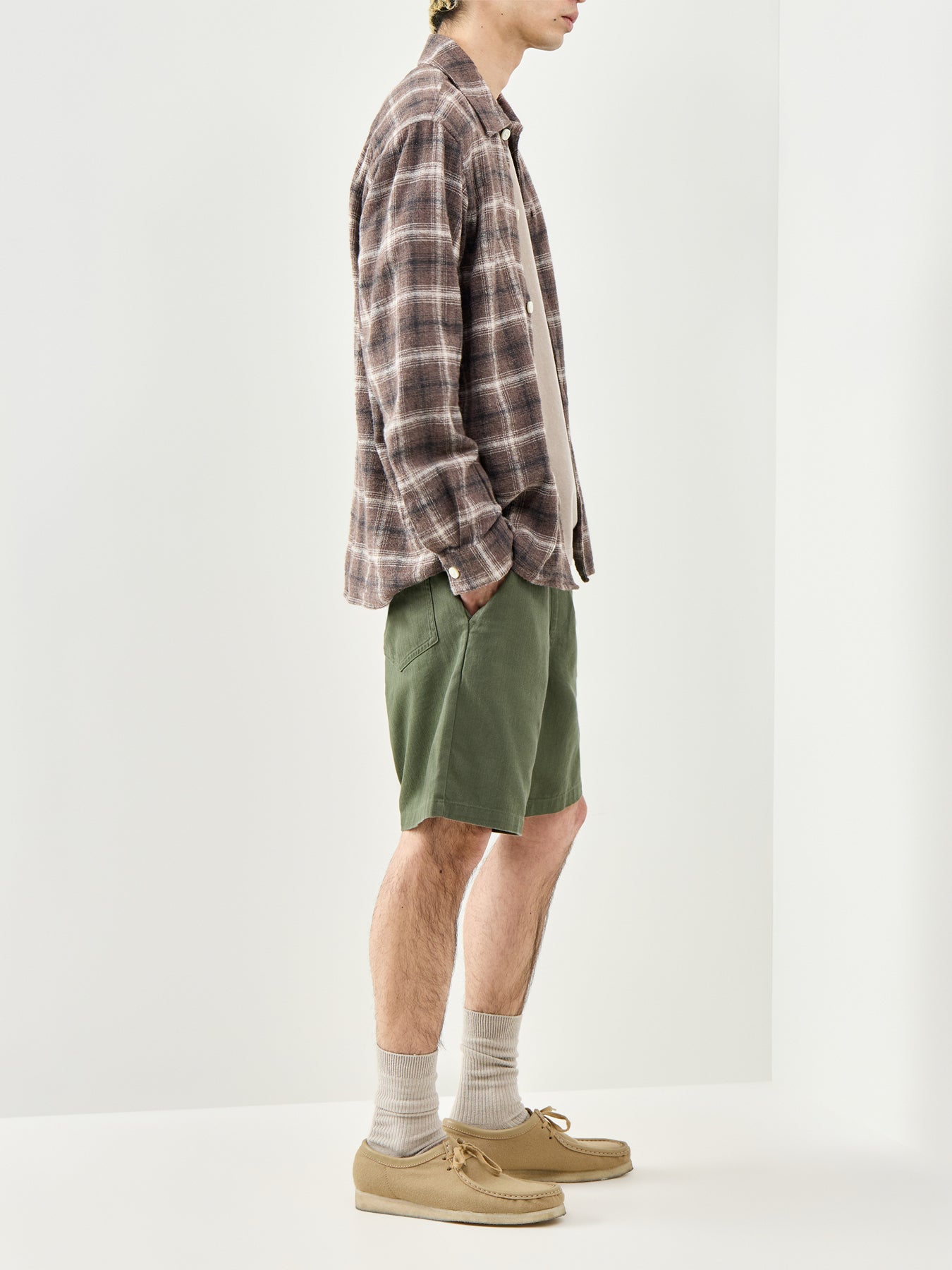 Drawstring Shorts Green