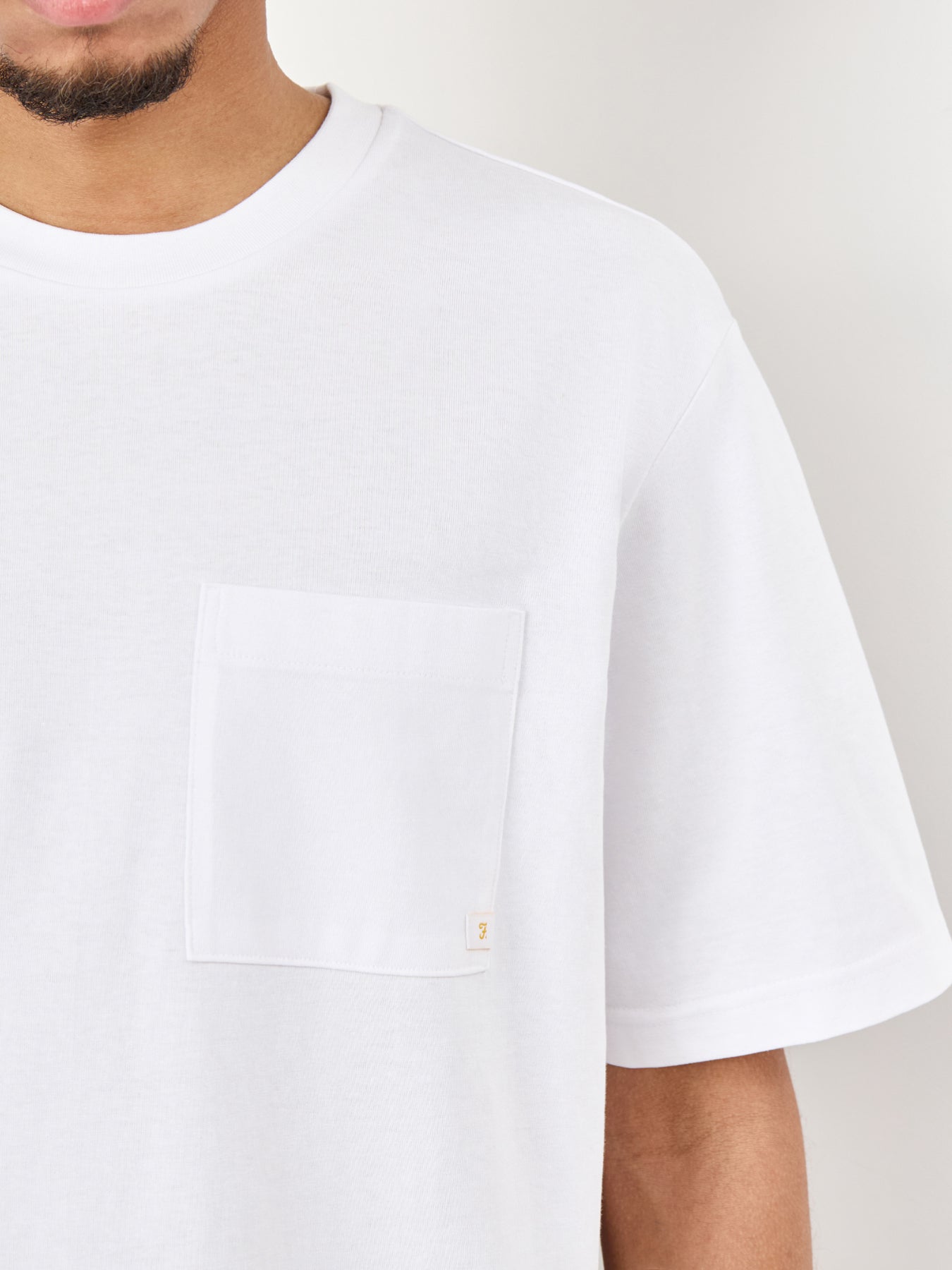 Box Pocket Organic Cotton T-Shirt White